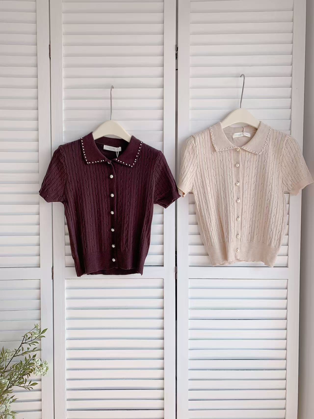 HELLO MILK TEE- 86070 翻領短袖