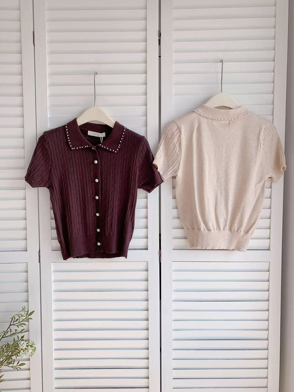 HELLO MILK TEE- 86070 翻領短袖