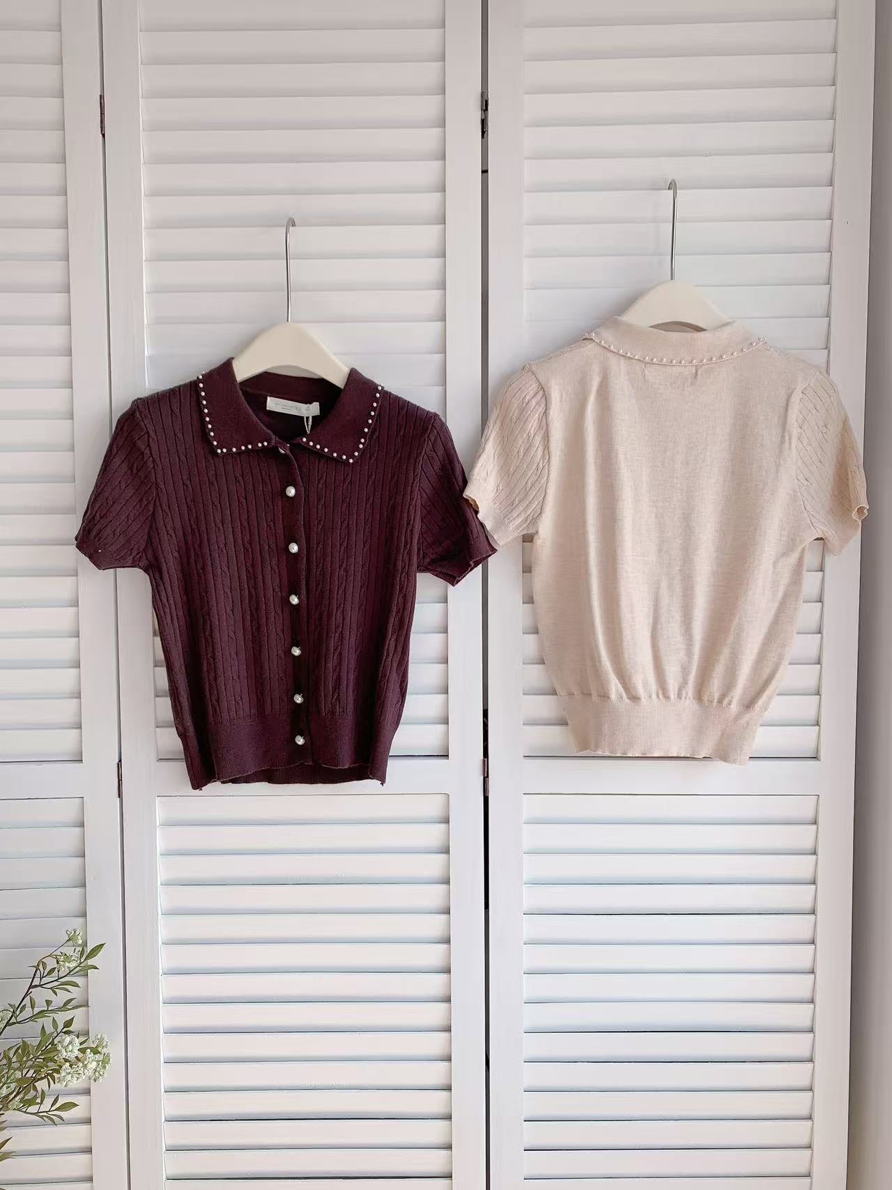 HELLO MILK TEE- 86070 翻領短袖