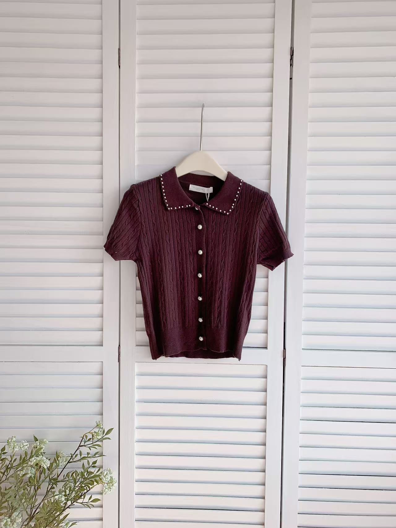 HELLO MILK TEE- 86070 翻領短袖