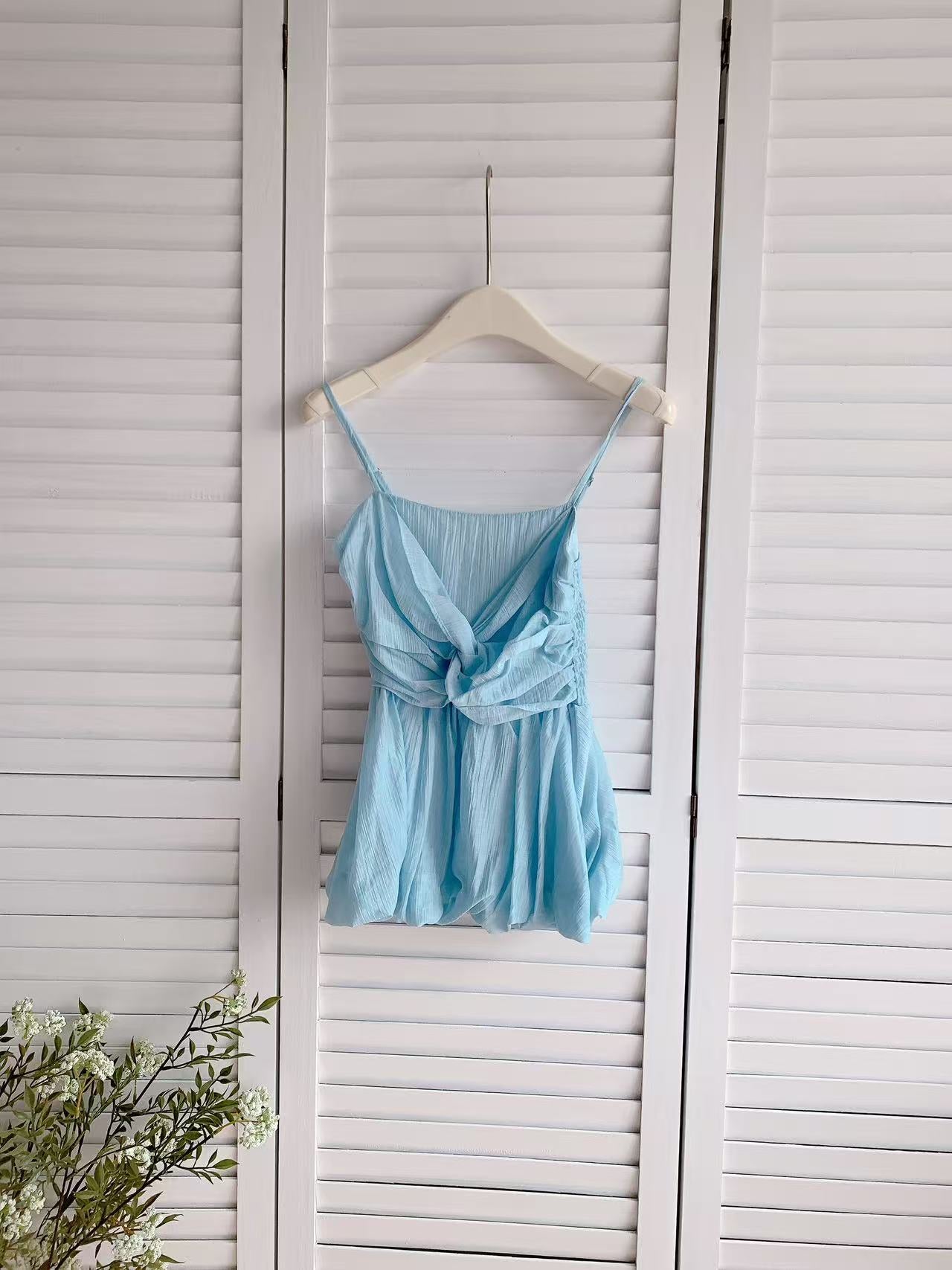 HELLO MILK TEE- 86178 吊帶上衣