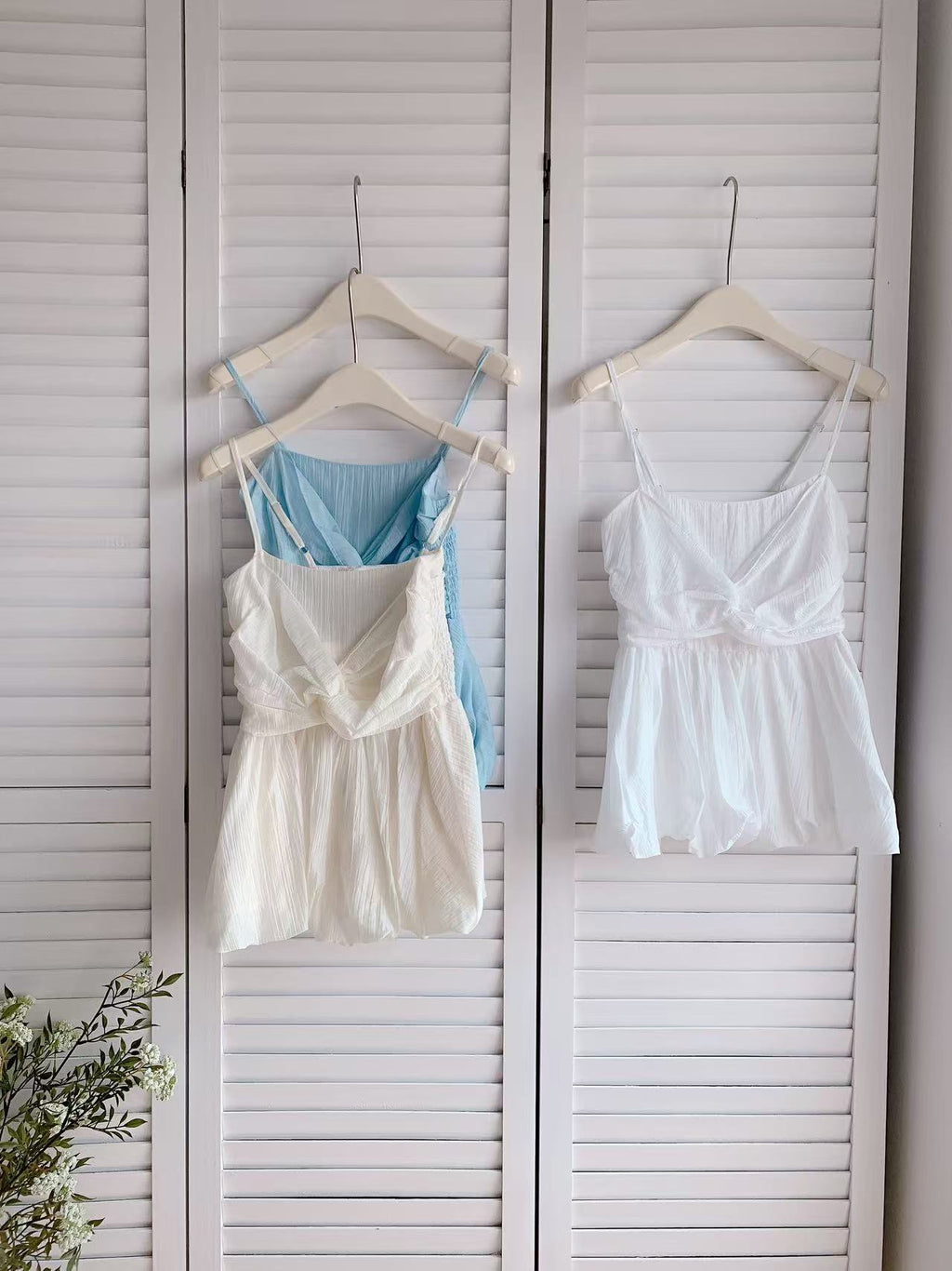 HELLO MILK TEE- 86178 吊帶上衣