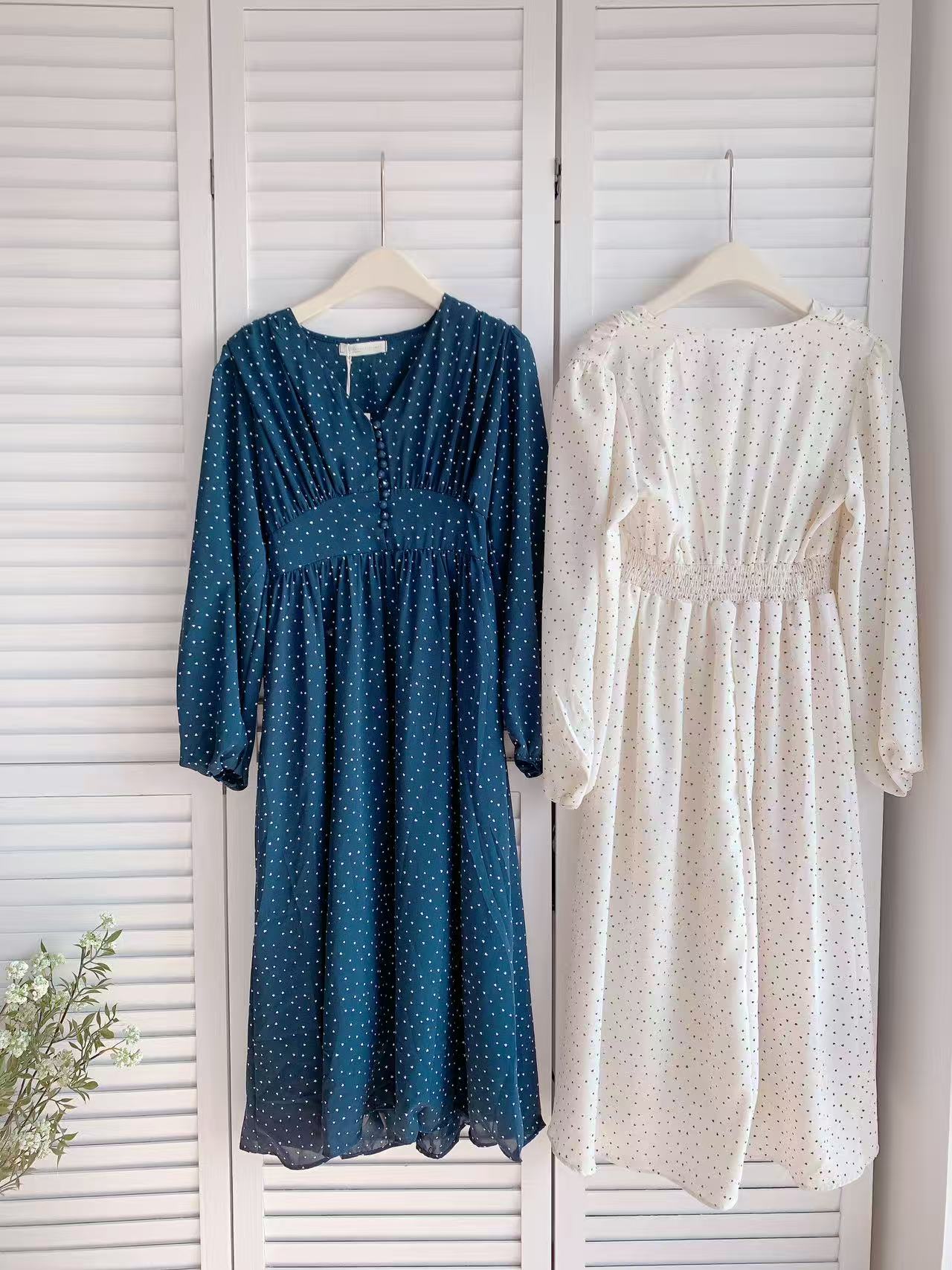 HELLO MILK TEE- 86170 氣質連衣裙