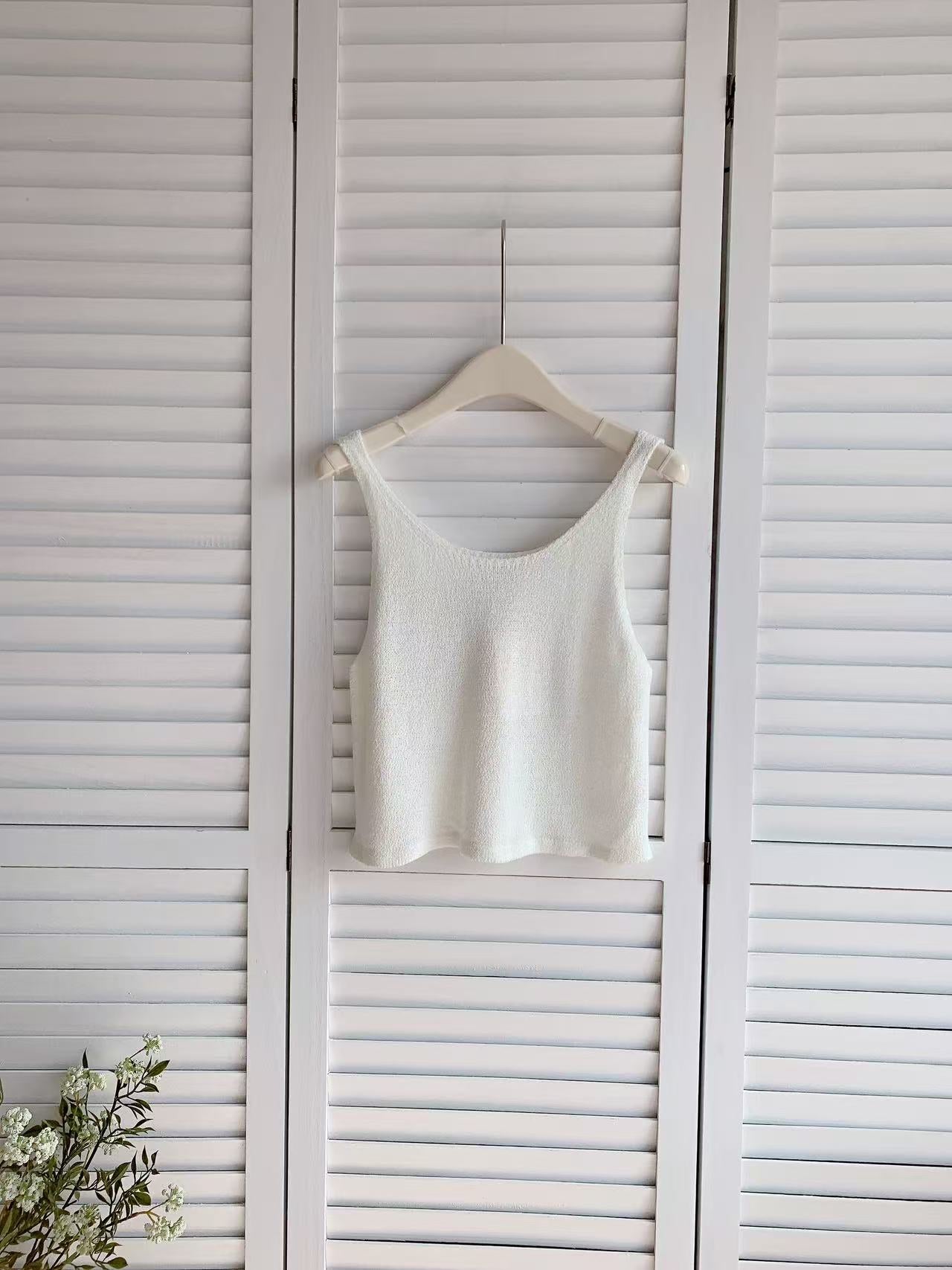 HELLO MILK TEE- 86061 純色背心