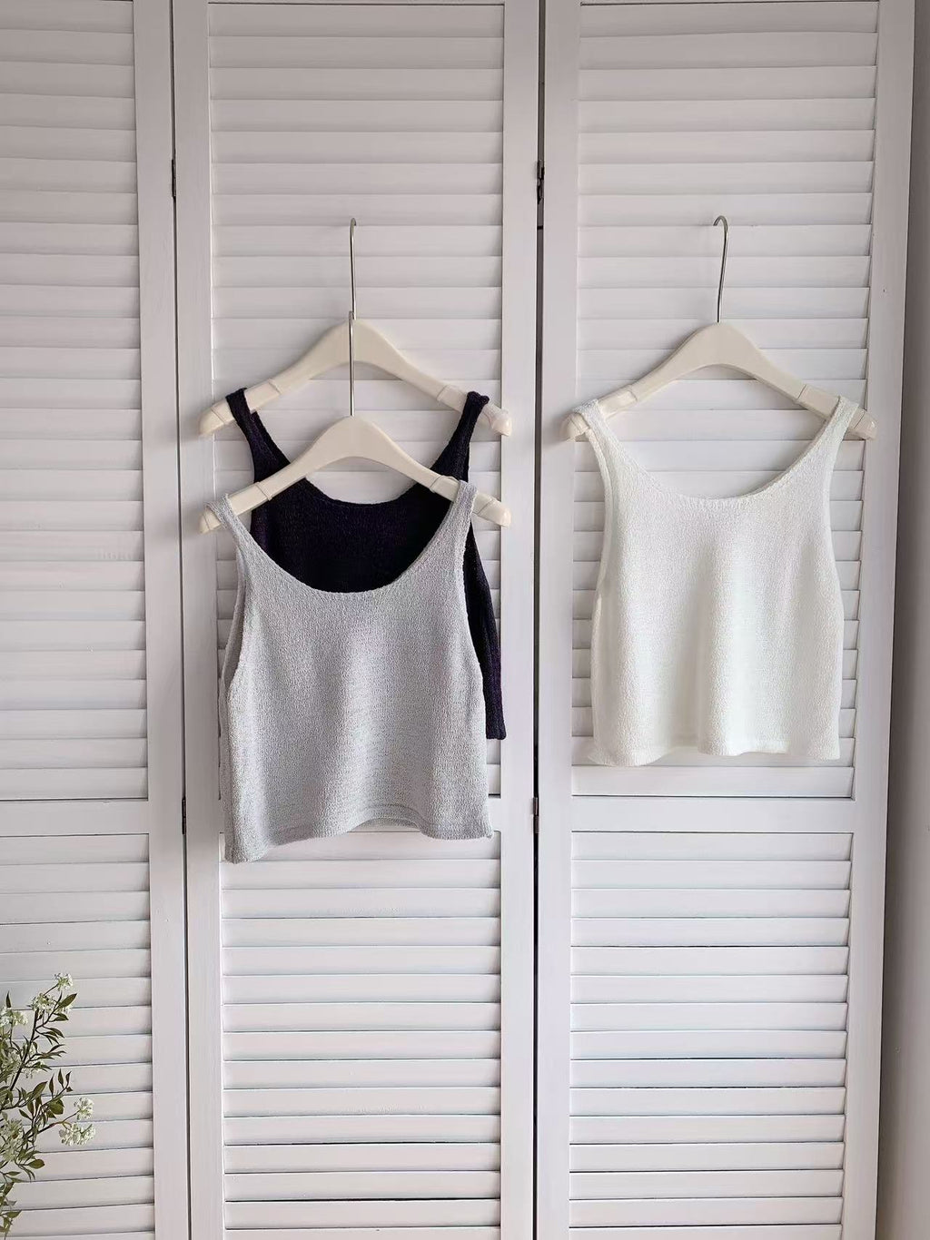 HELLO MILK TEE- 86061 純色背心