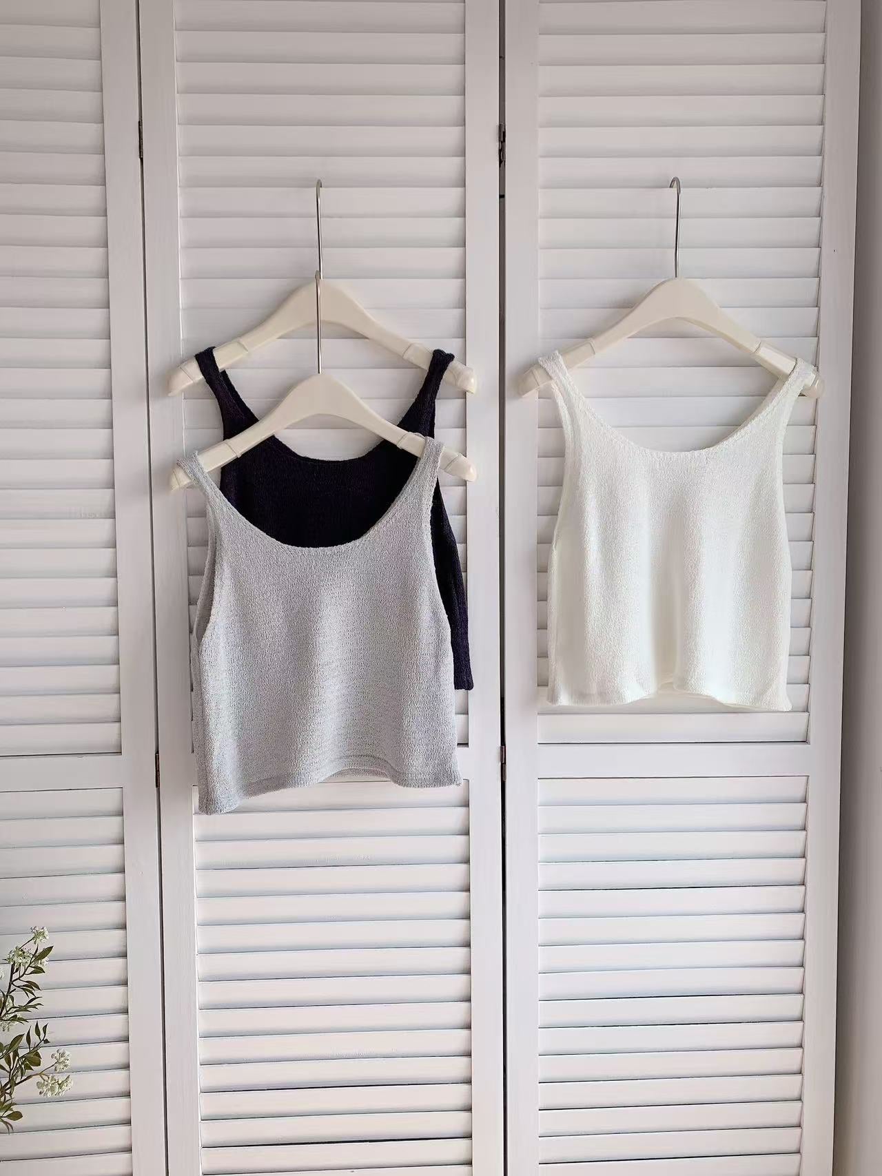 HELLO MILK TEE- 86061 純色背心