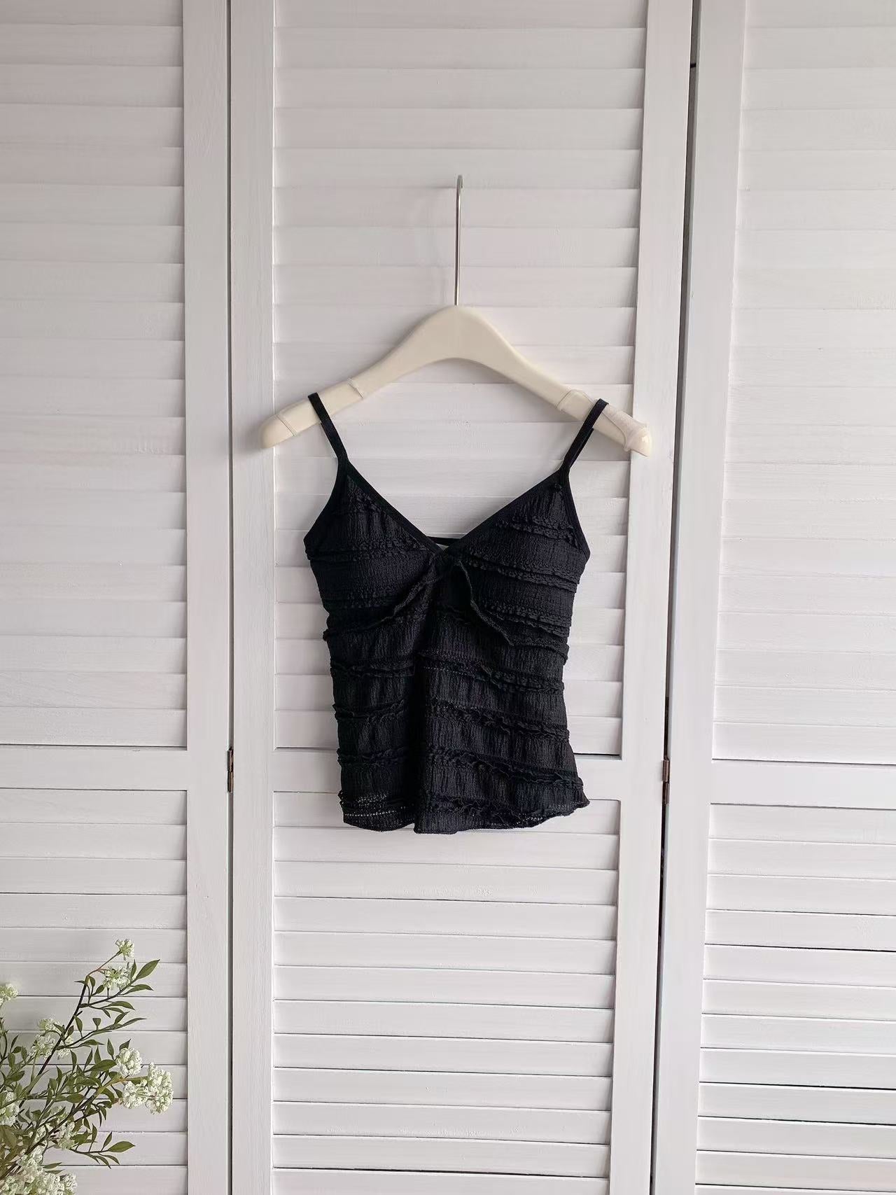 HELLO MILK TEE- 86207 背心有墊上衣