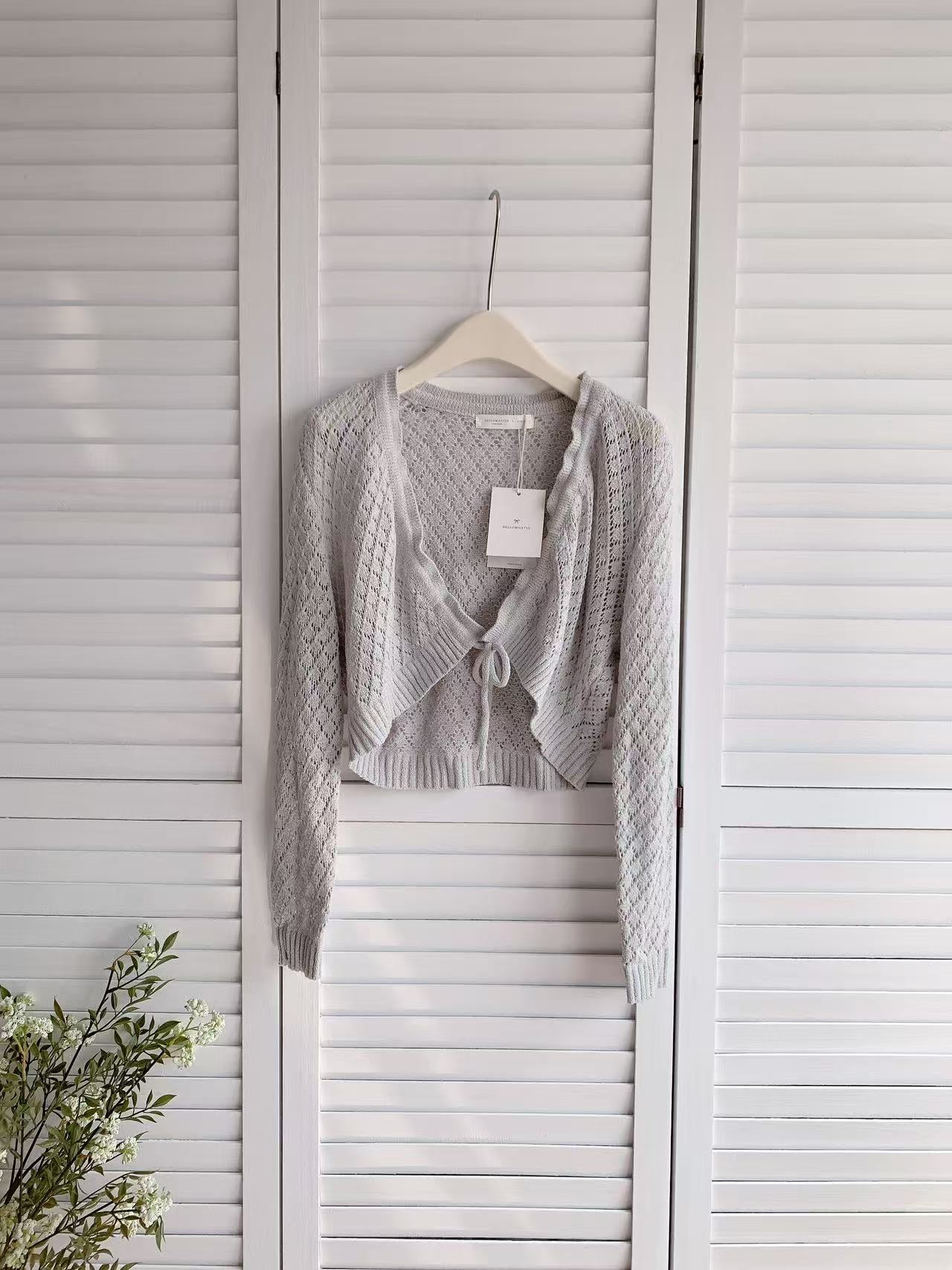 HELLO MILK TEE- 86060 抽繩開衫