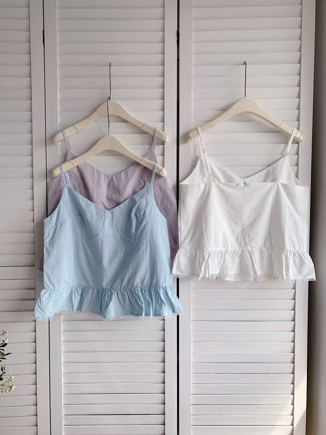 HELLO MILK TEE- 86118 韓系吊帶