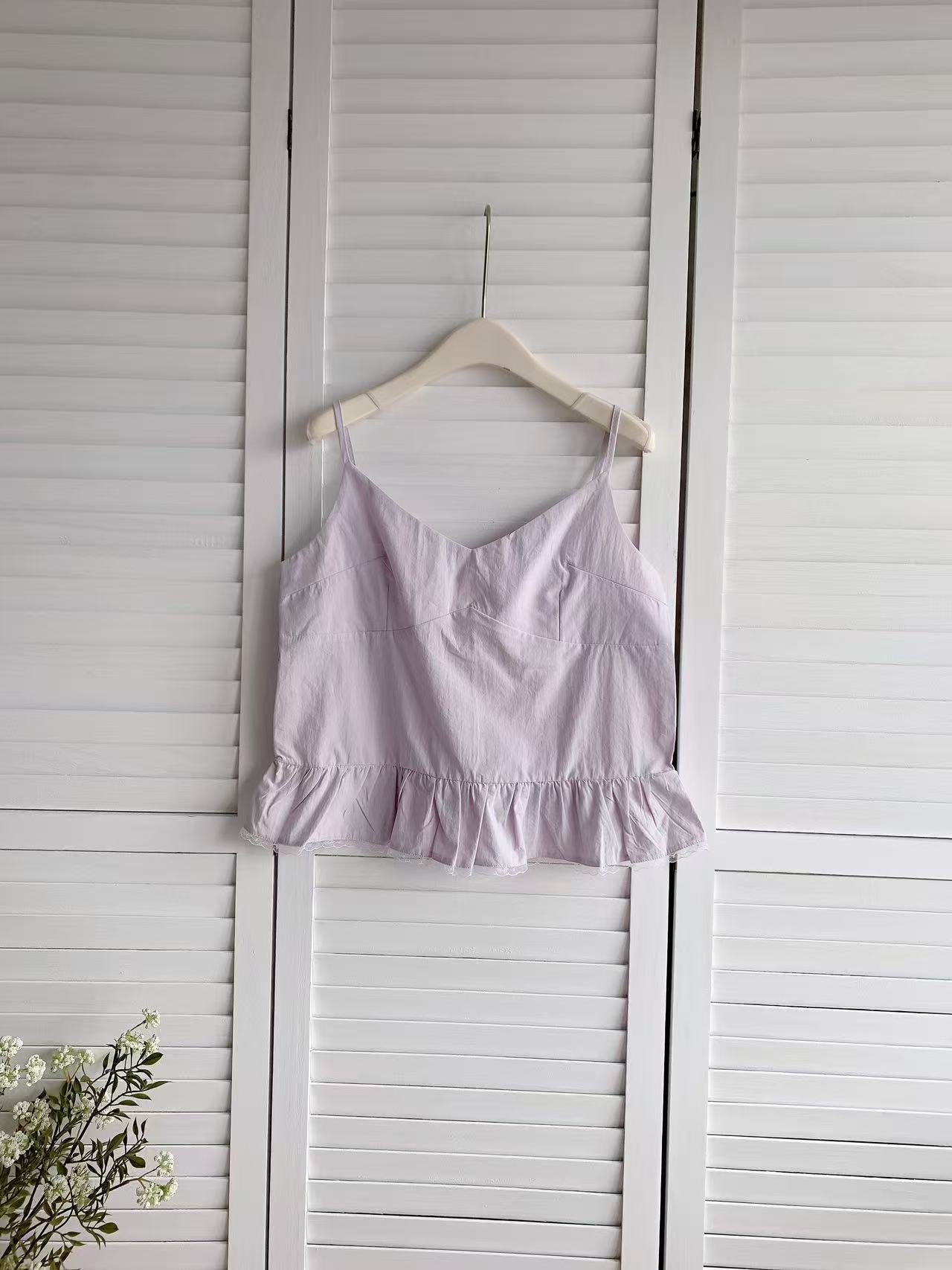 HELLO MILK TEE- 86118 韓系吊帶