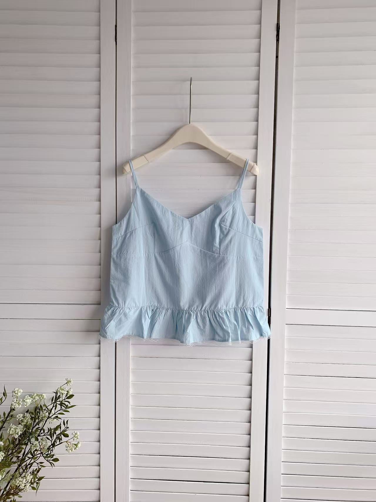 HELLO MILK TEE- 86118 韓系吊帶