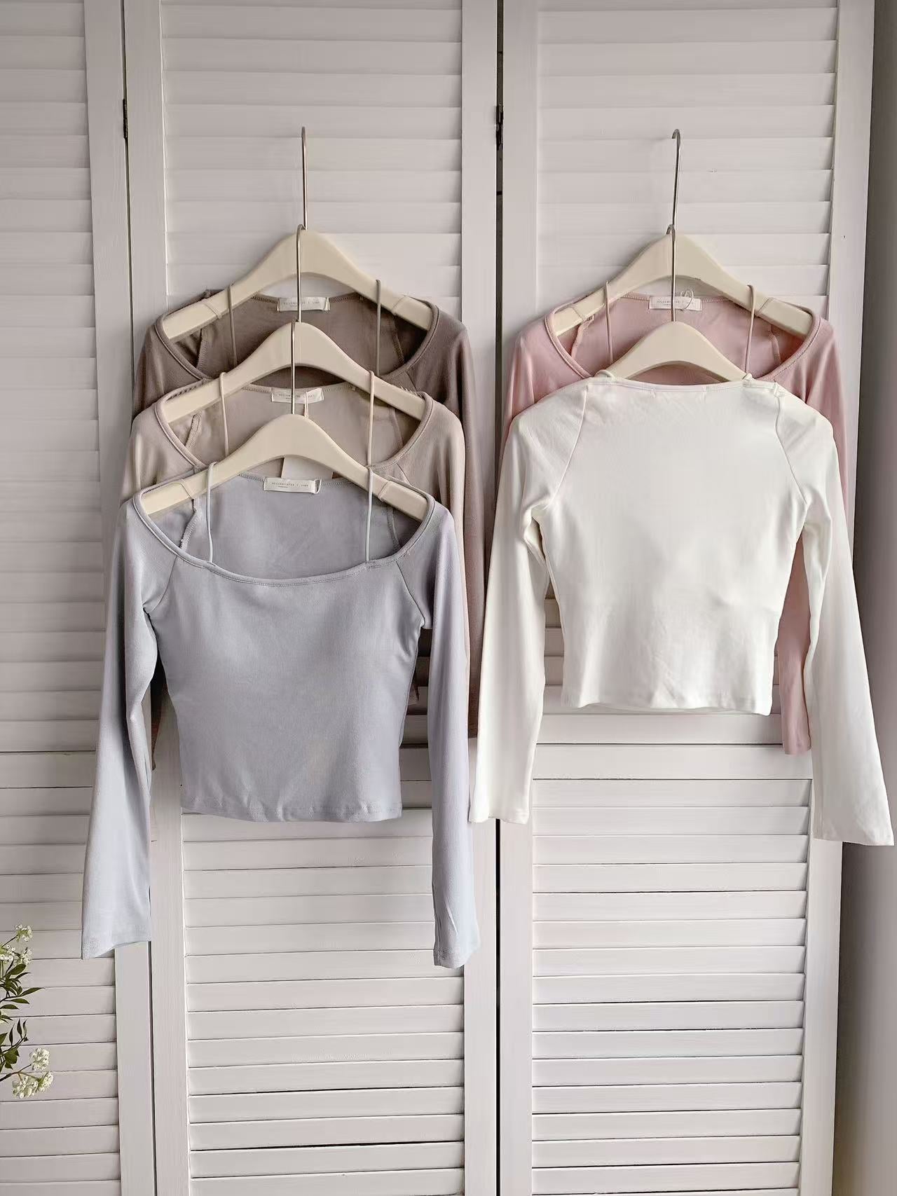 HELLO MILK TEE- 86027 長袖上衣