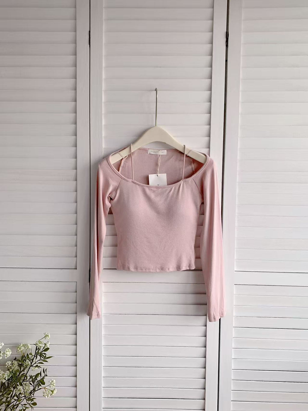 HELLO MILK TEE- 86027 長袖上衣