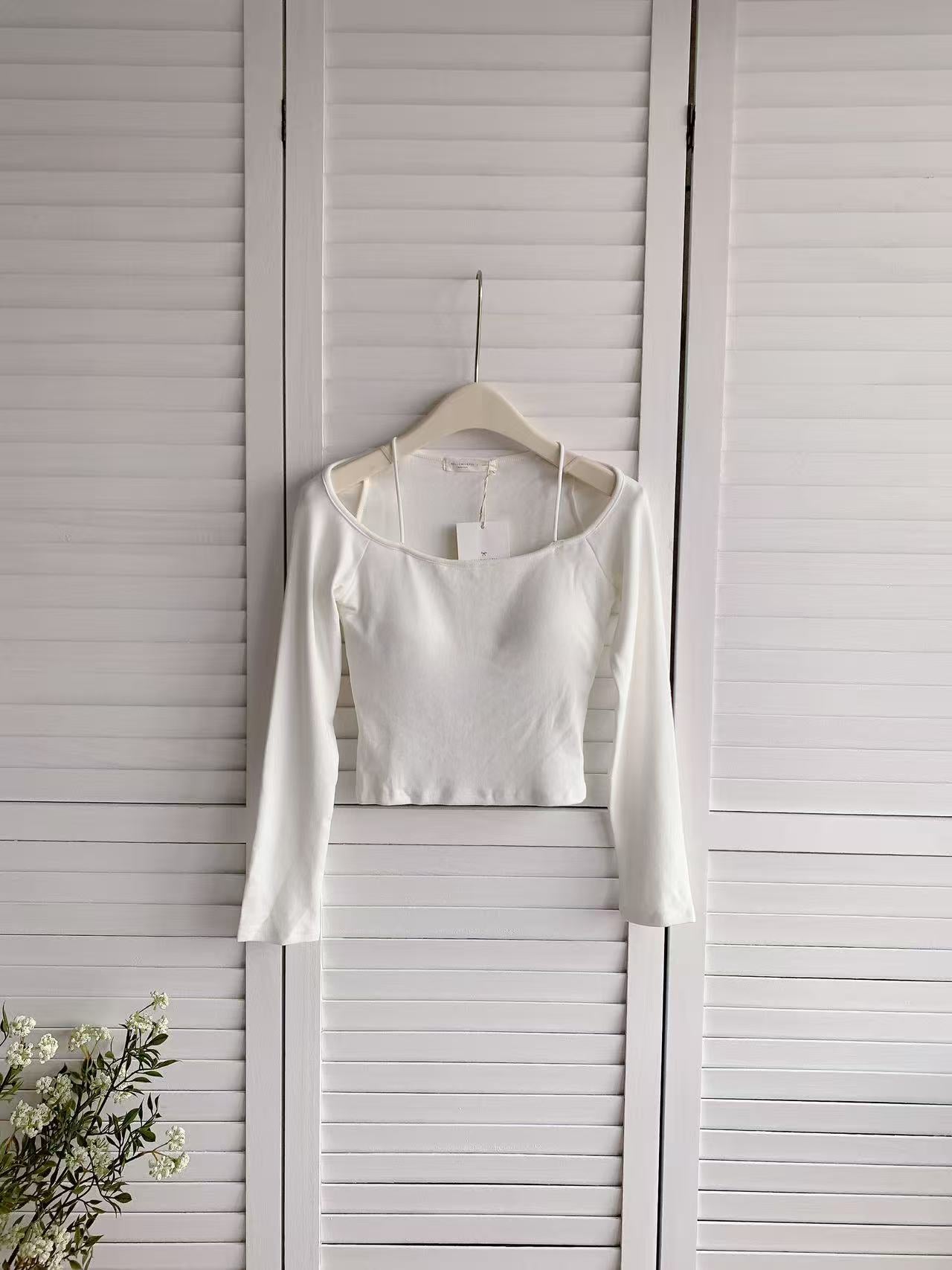 HELLO MILK TEE- 86027 長袖上衣