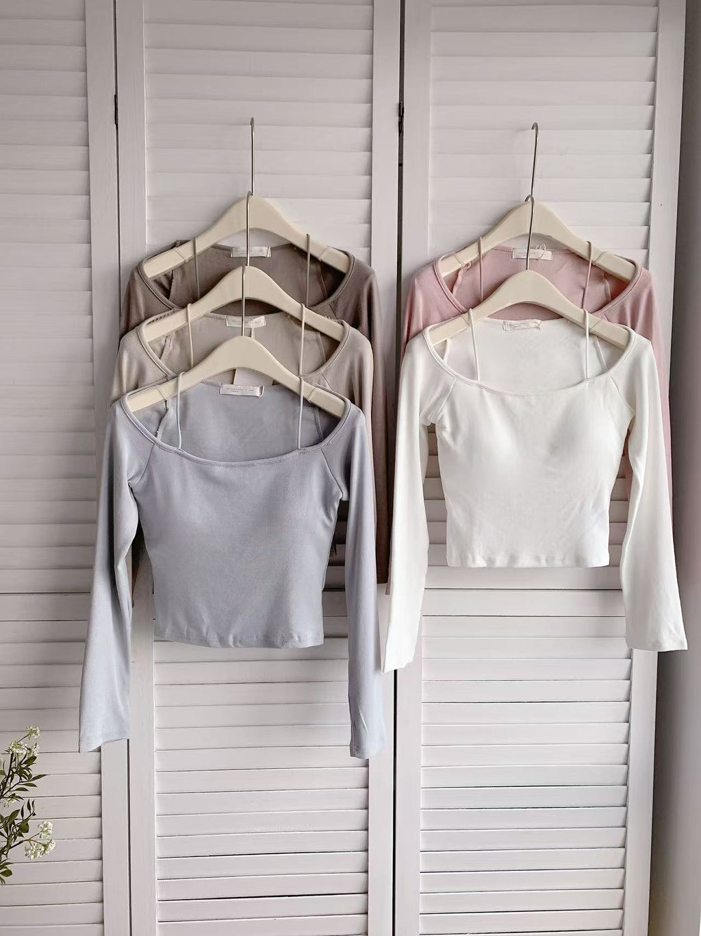 HELLO MILK TEE- 86027 長袖上衣