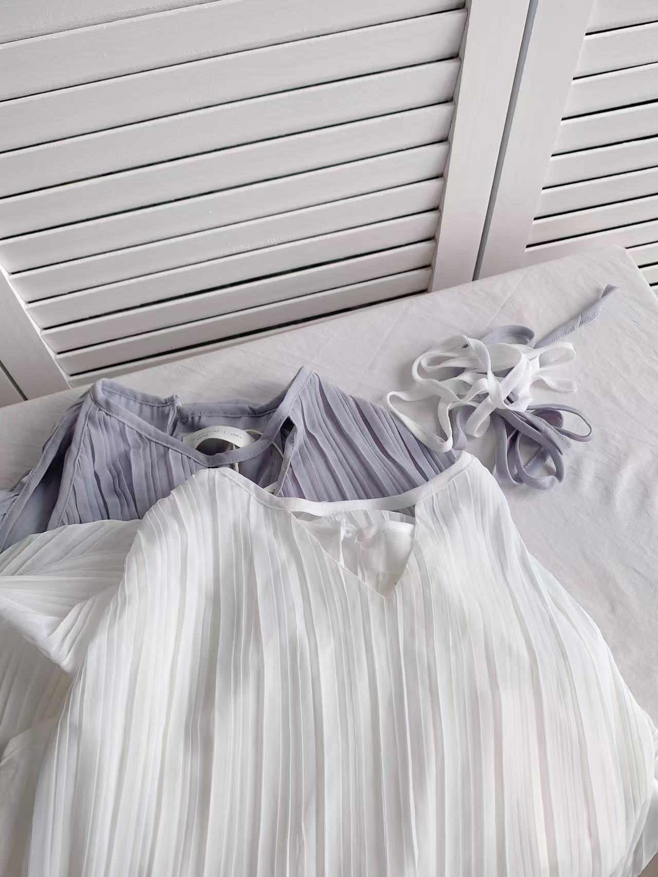 HELLO MILK TEE- 86088 無袖連裙