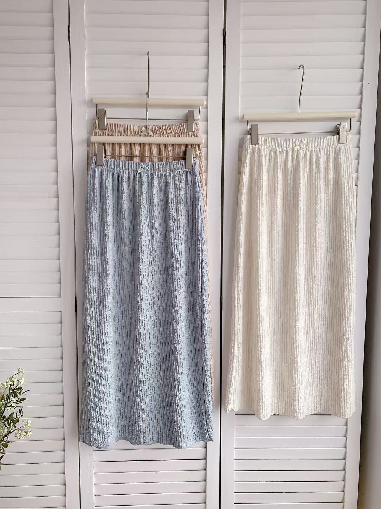 HELLO MILK TEE- 86208 純色半裙