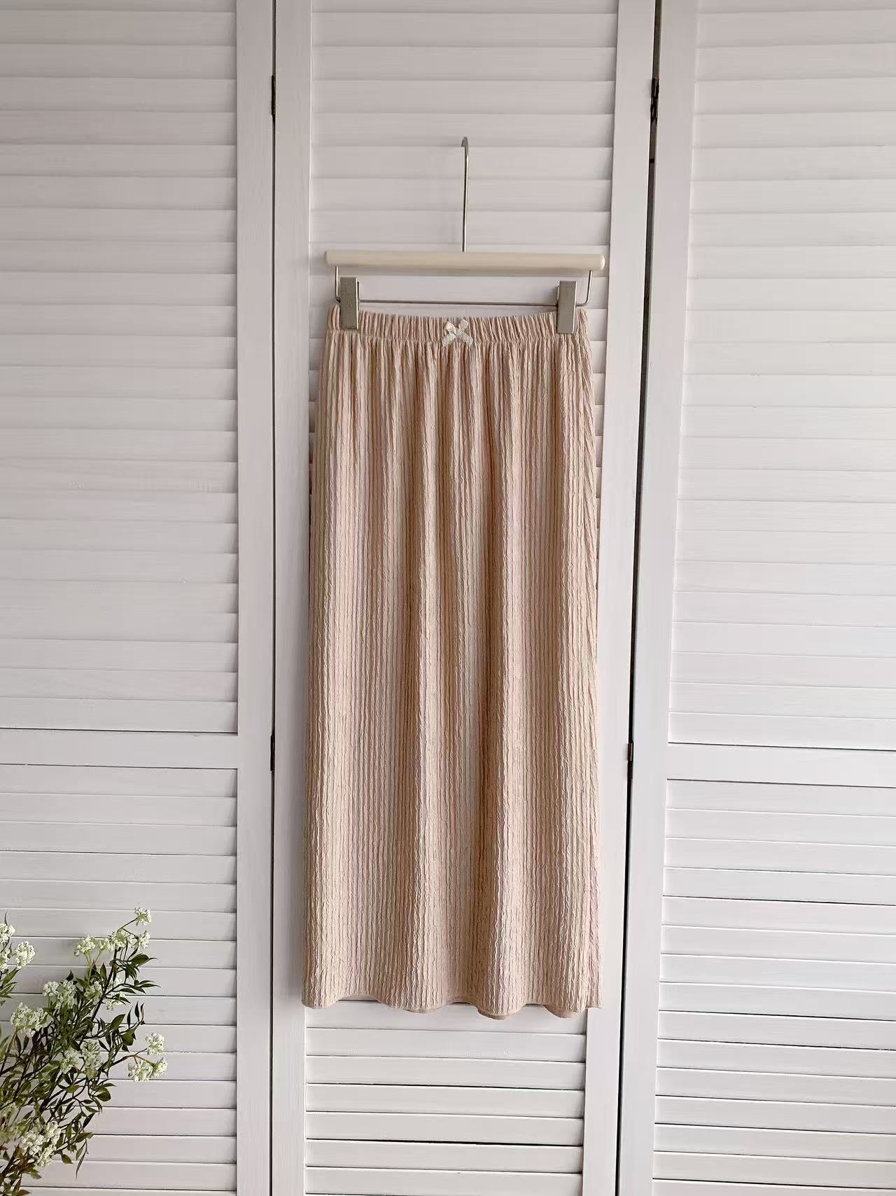 HELLO MILK TEE- 86208 純色半裙