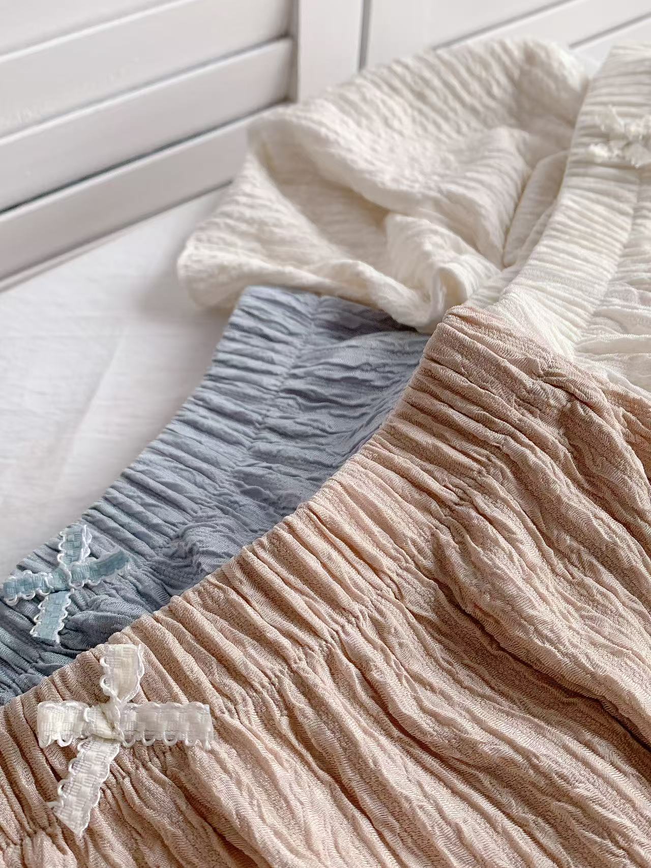 HELLO MILK TEE- 86208 純色半裙