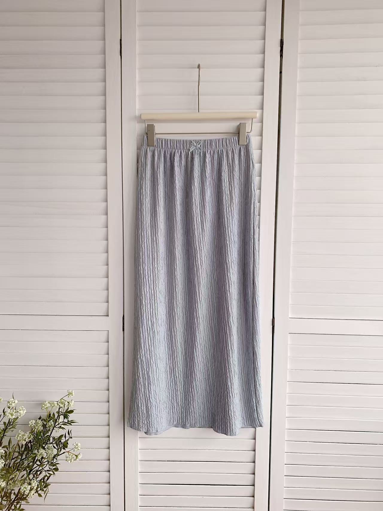 HELLO MILK TEE- 86208 純色半裙