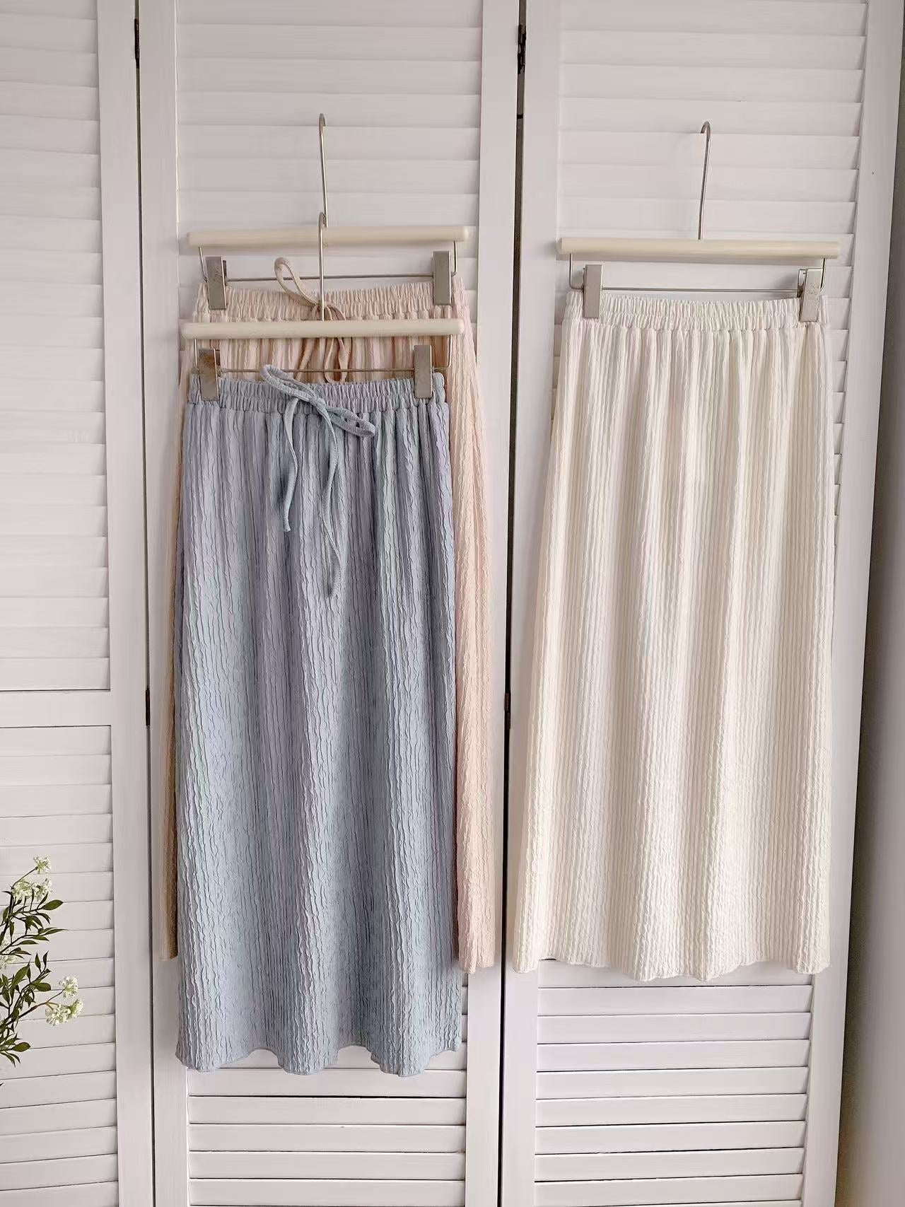 HELLO MILK TEE- 86165 純色半裙