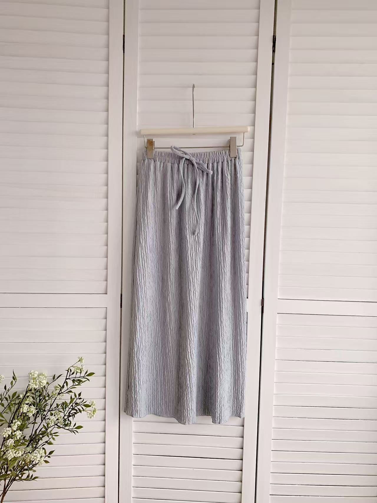 HELLO MILK TEE- 86165 純色半裙