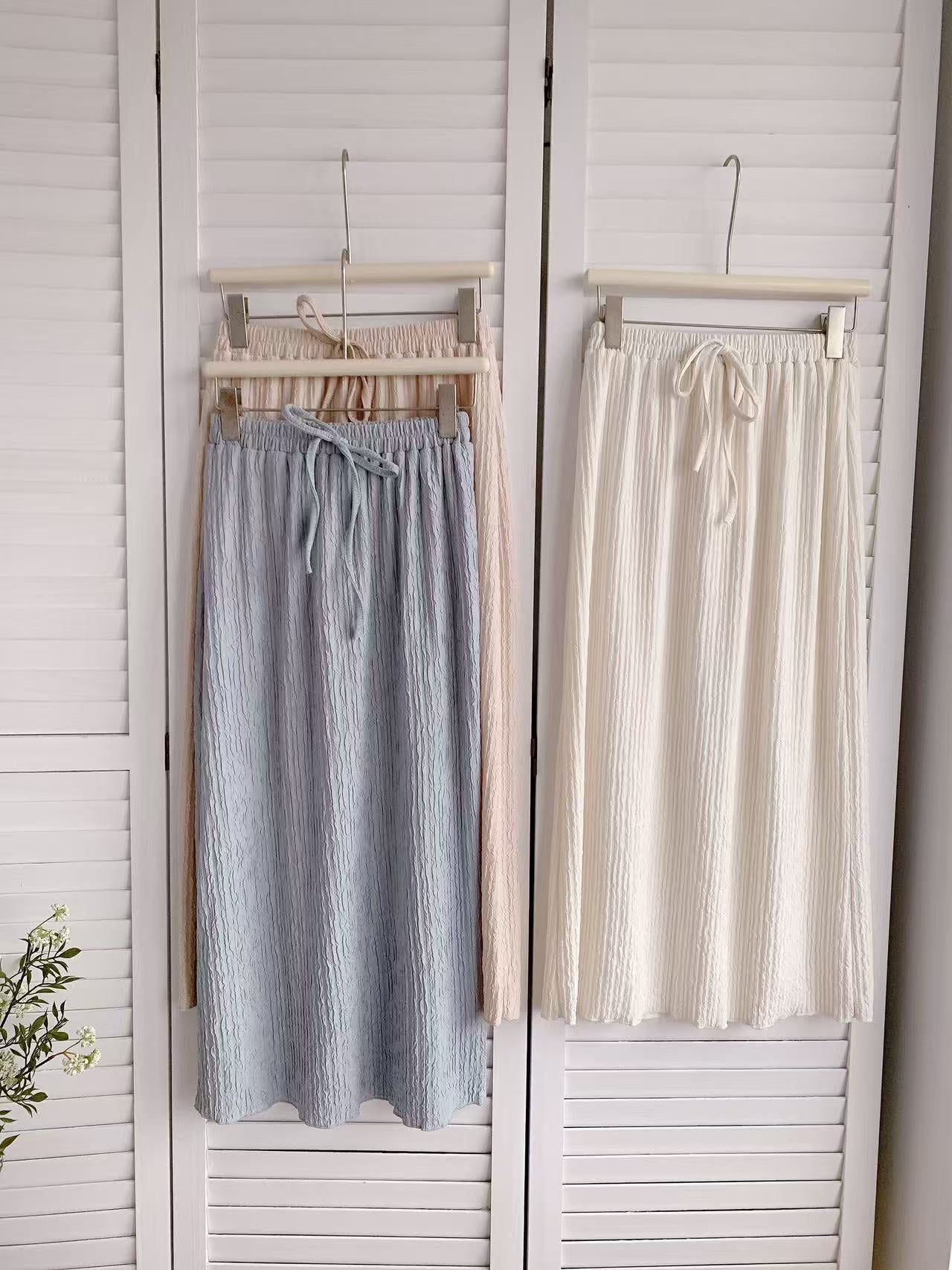 HELLO MILK TEE- 86165 純色半裙