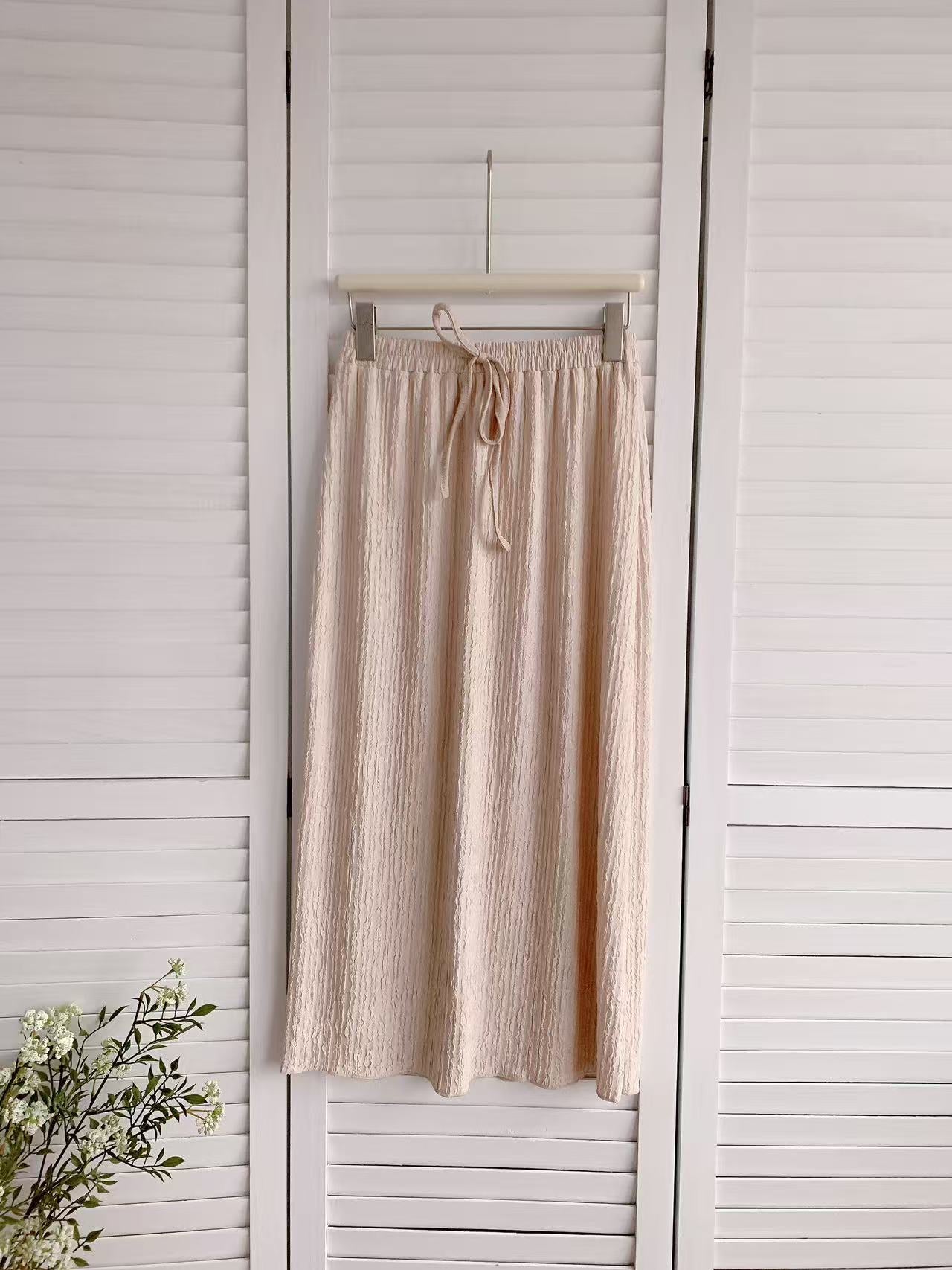 HELLO MILK TEE- 86165 純色半裙