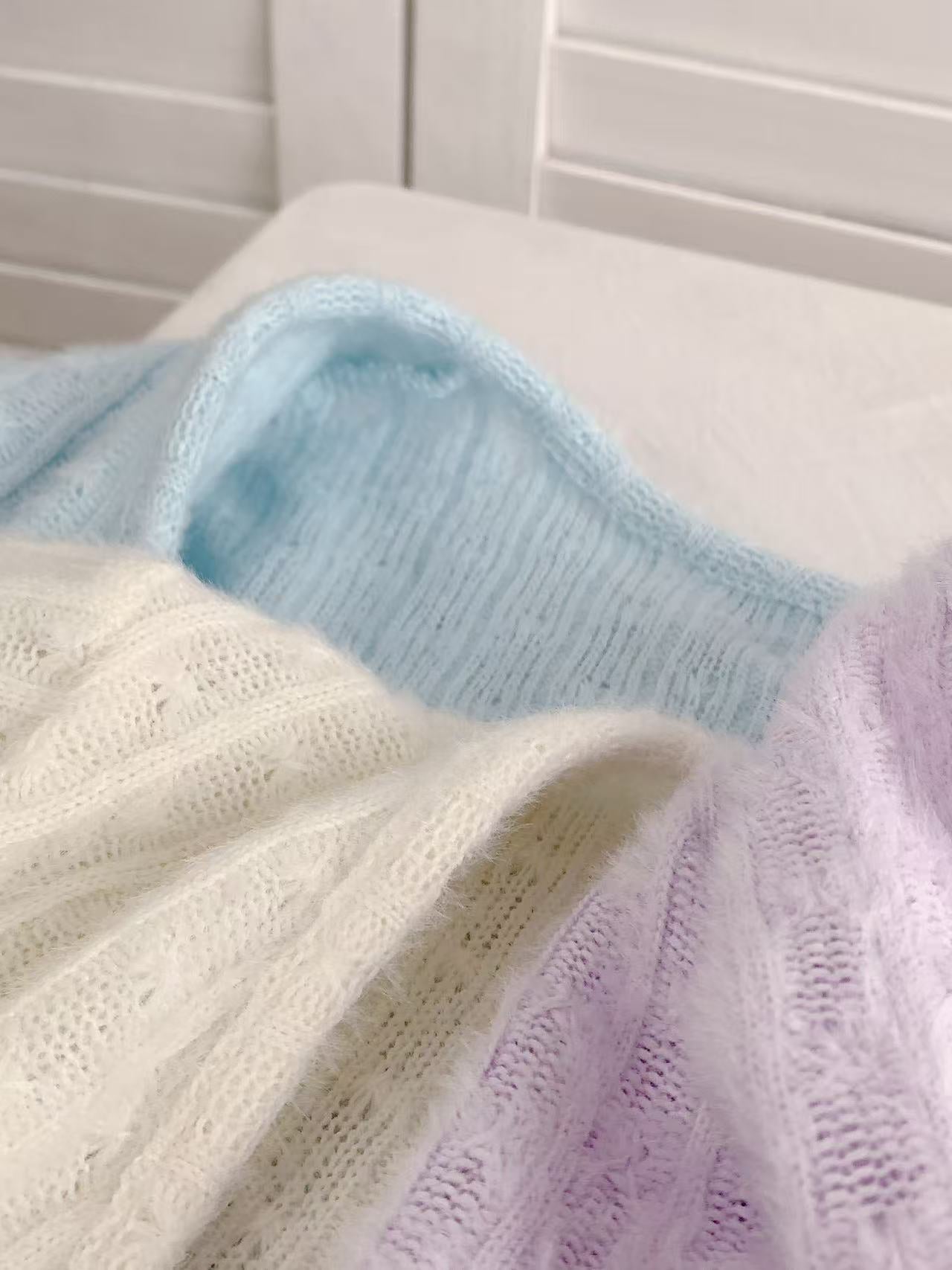 HELLO MILK TEE- 86212 綁帶小衫