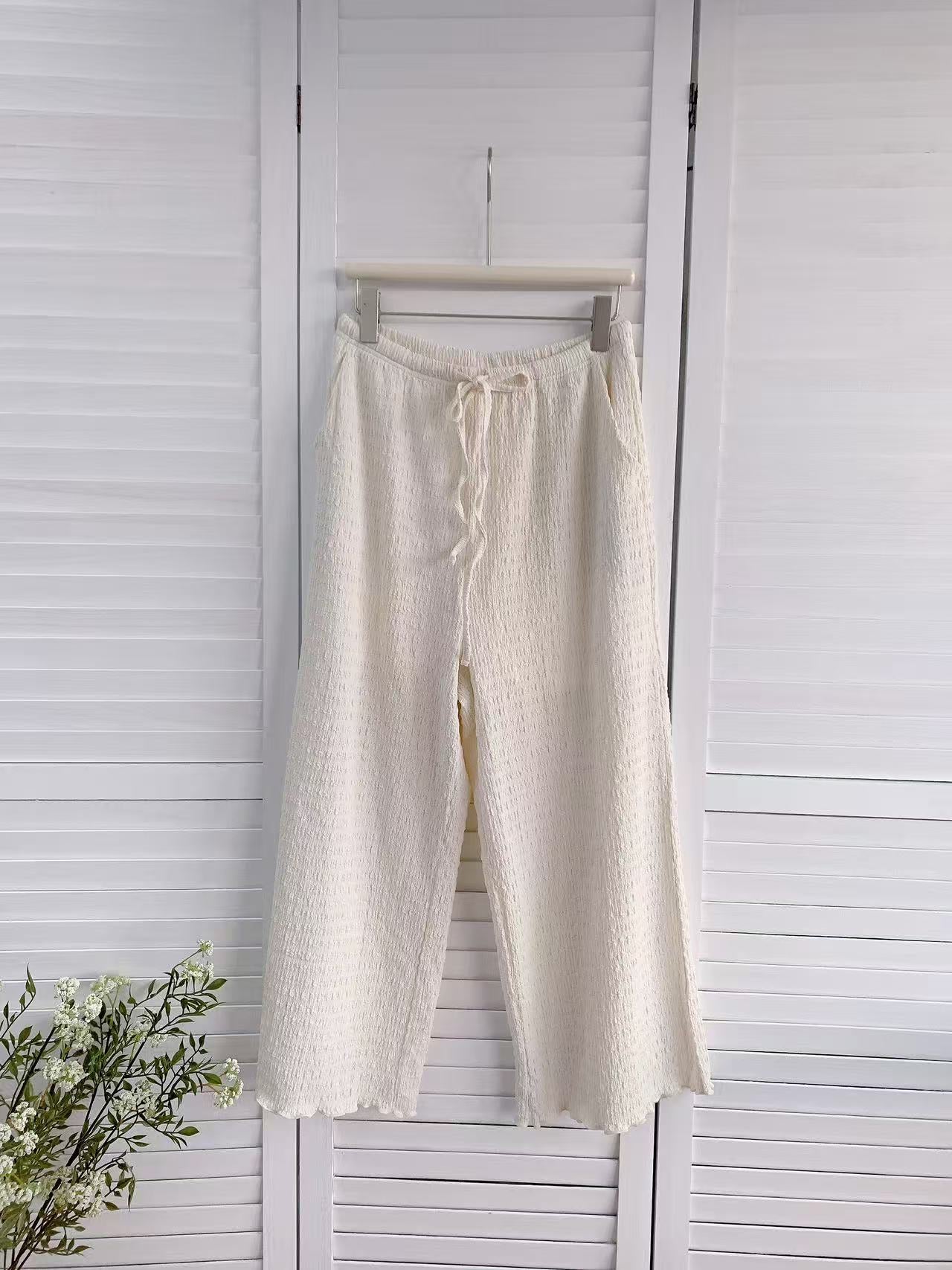 HELLO MILK TEE- 86217 休閒長褲