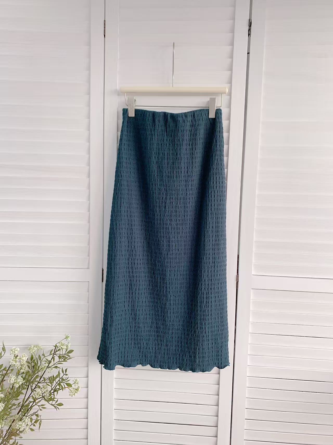 HELLO MILK TEE- 86210 簡約半裙