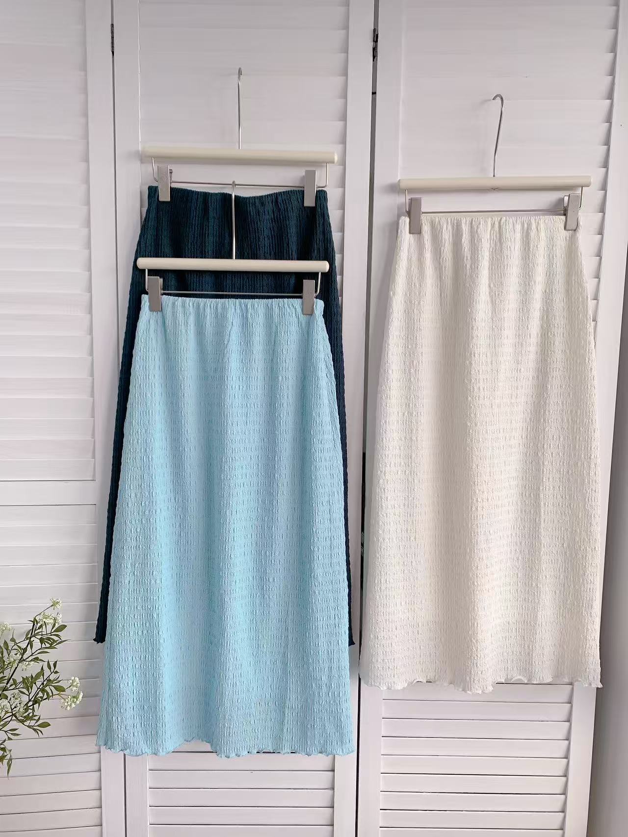 HELLO MILK TEE- 86210 簡約半裙