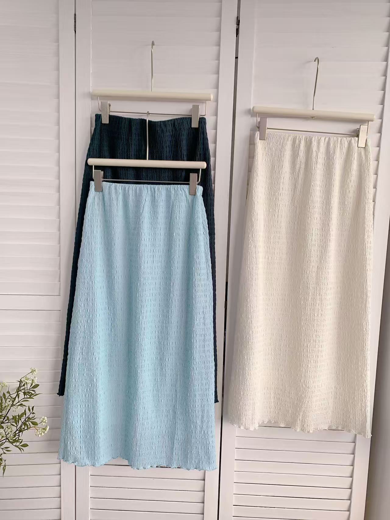 HELLO MILK TEE- 86210 簡約半裙