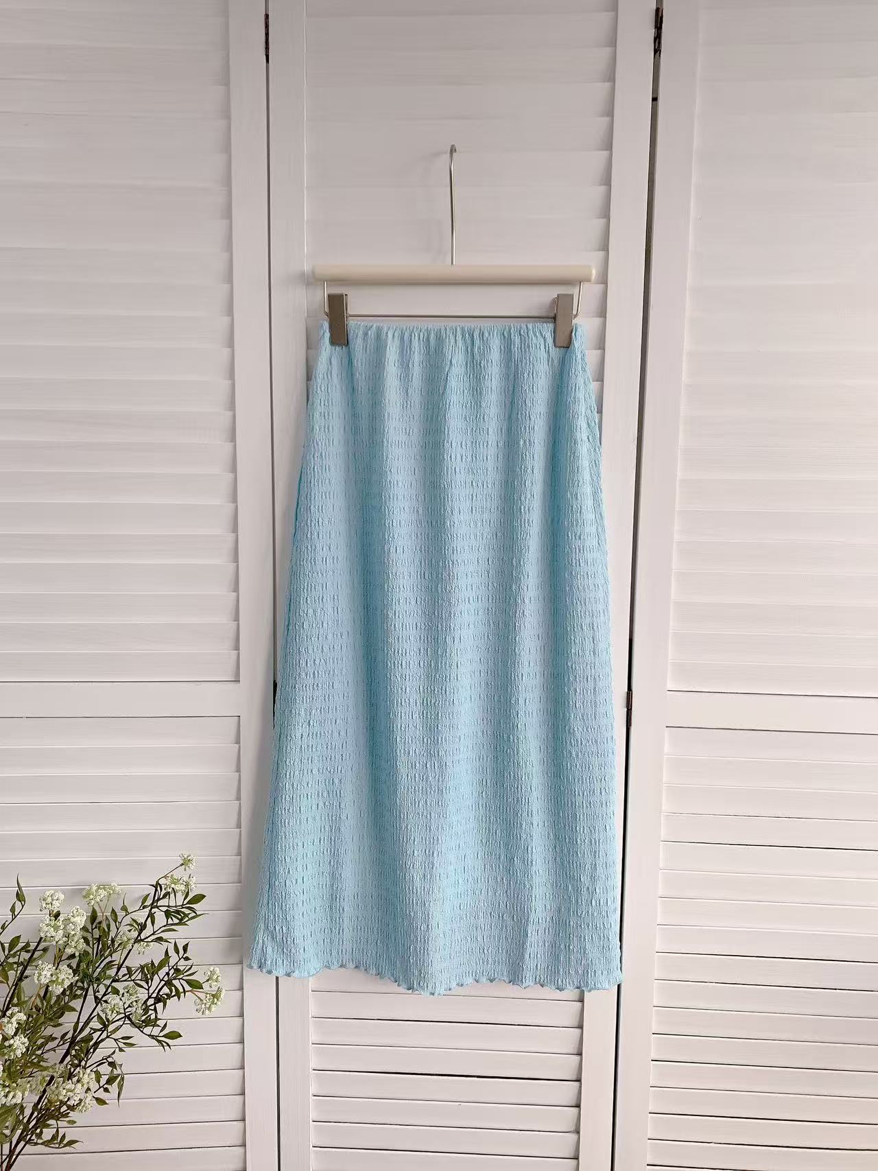 HELLO MILK TEE- 86210 簡約半裙