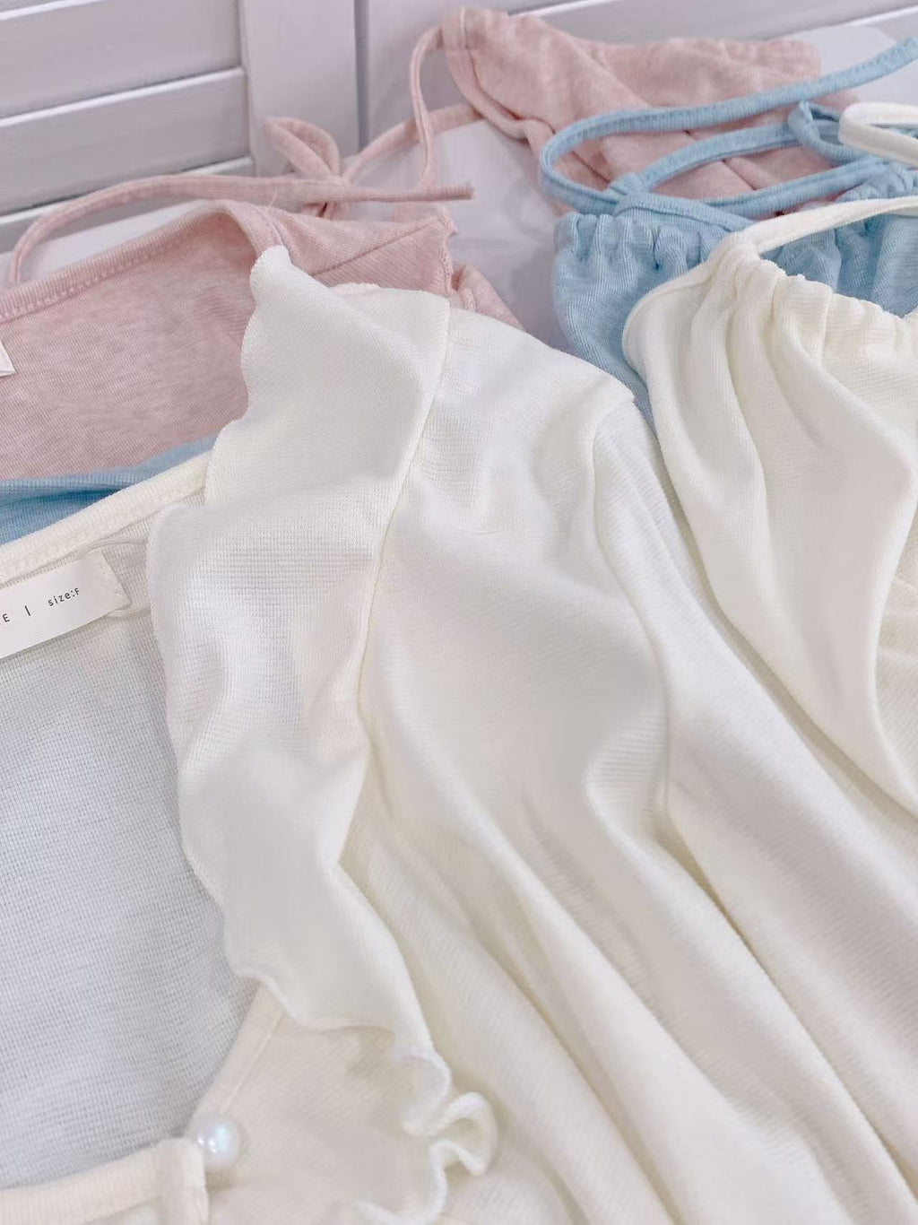 HELLO MILK TEE- 86137 圓領套裝