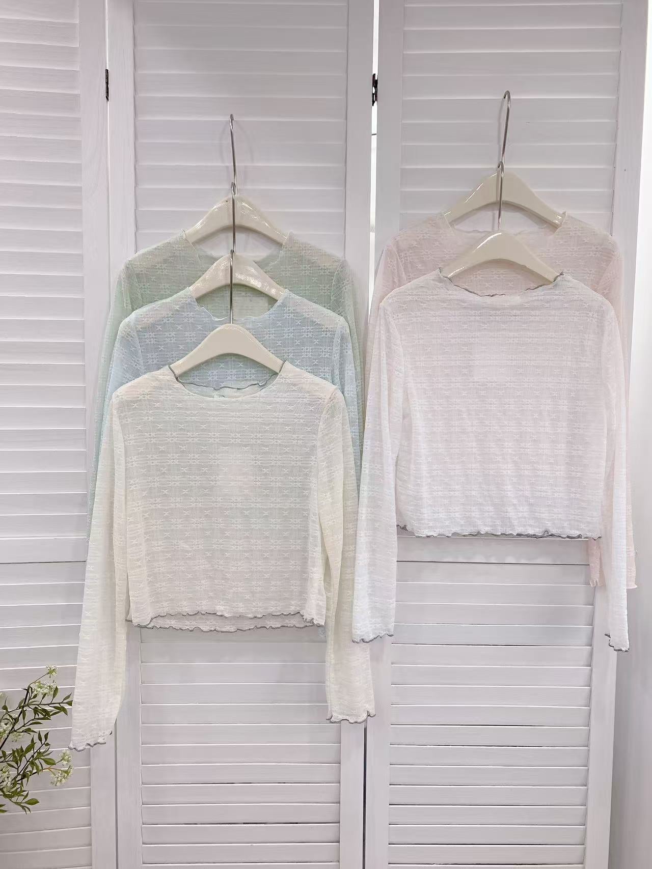 HELLO MILK TEE- 86219 休閒長袖衫