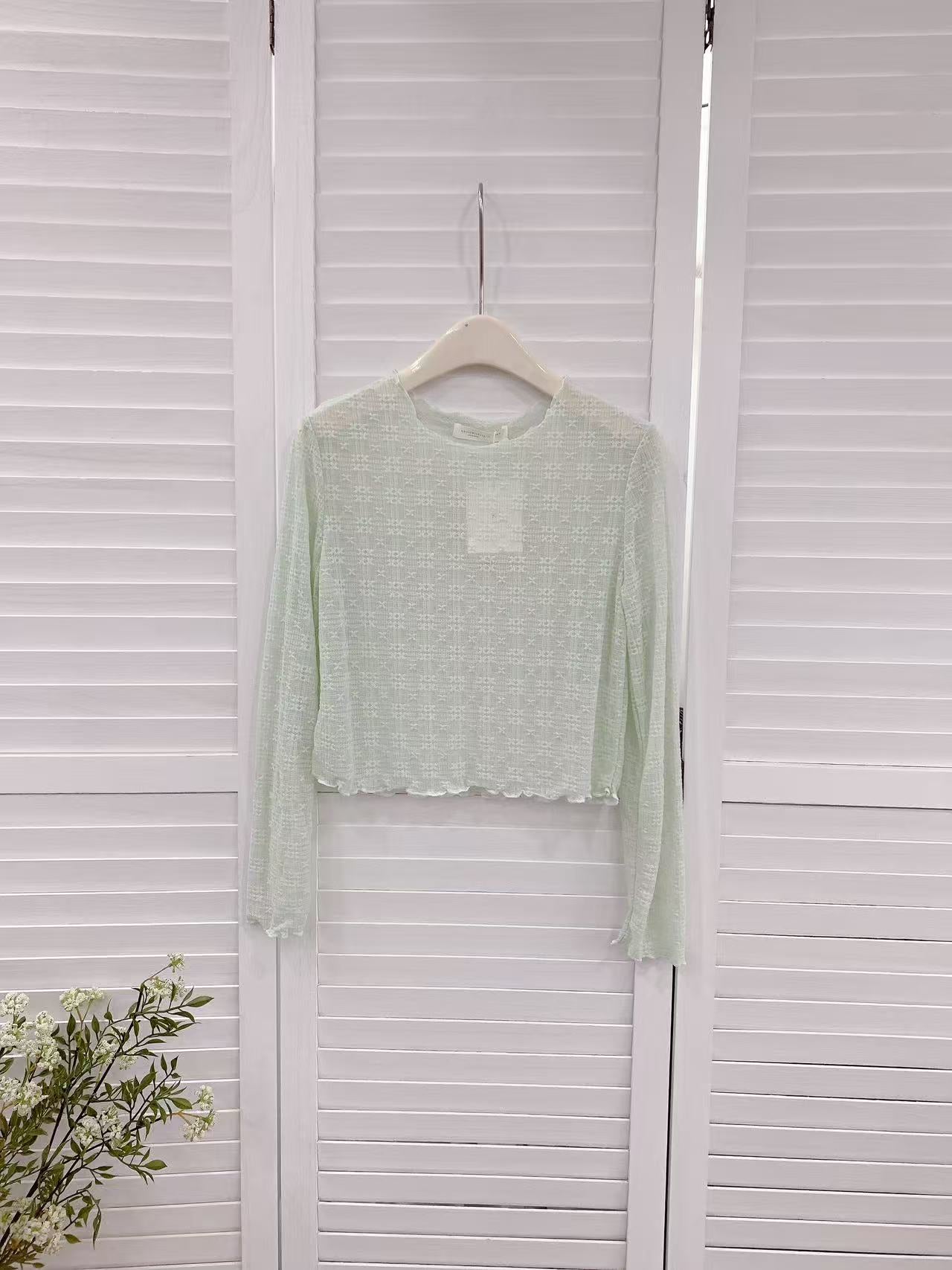 HELLO MILK TEE- 86219 休閒長袖衫