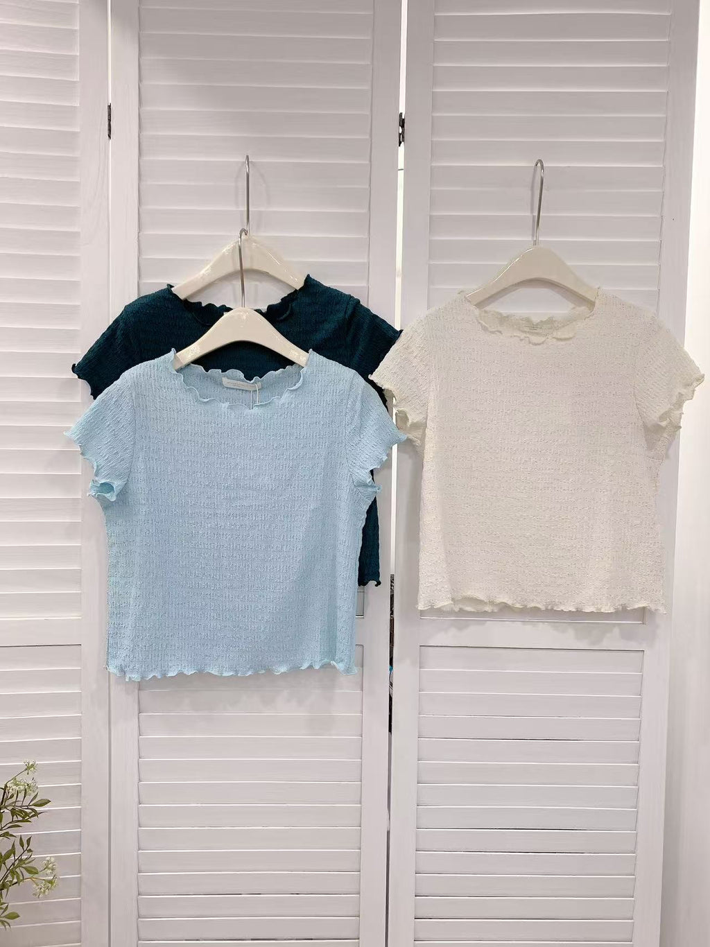 HELLO MILK TEE- 86213 百搭短袖