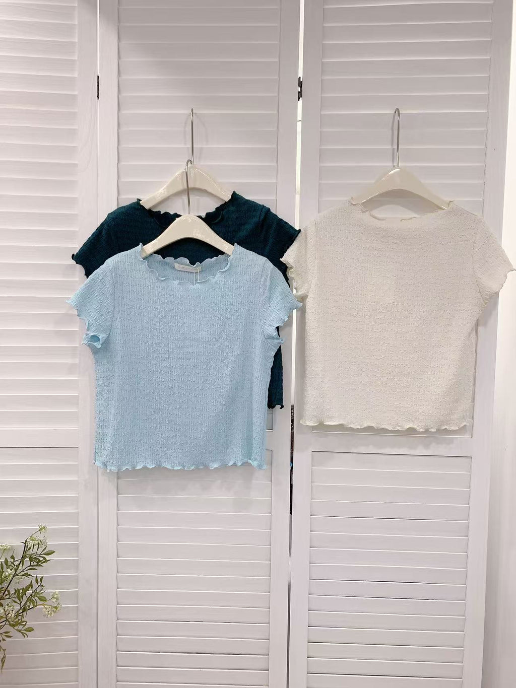 HELLO MILK TEE- 86213 百搭短袖