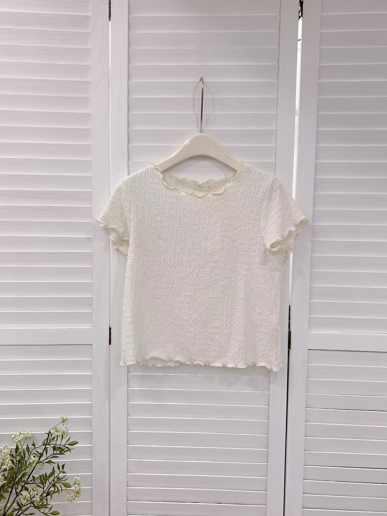 HELLO MILK TEE- 86213 百搭短袖