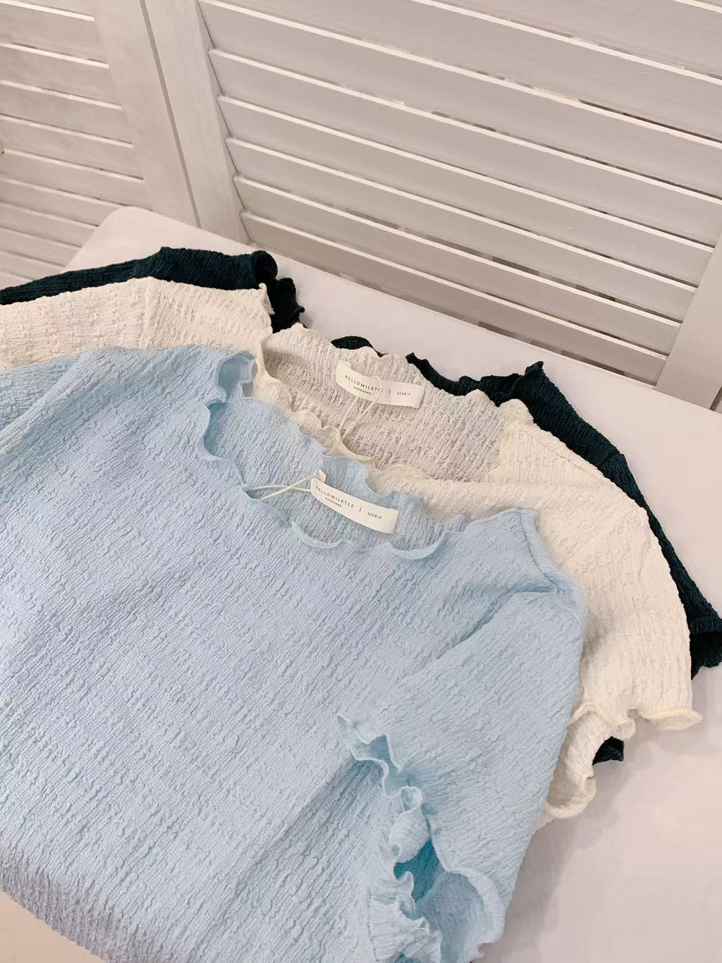 HELLO MILK TEE- 86213 百搭短袖