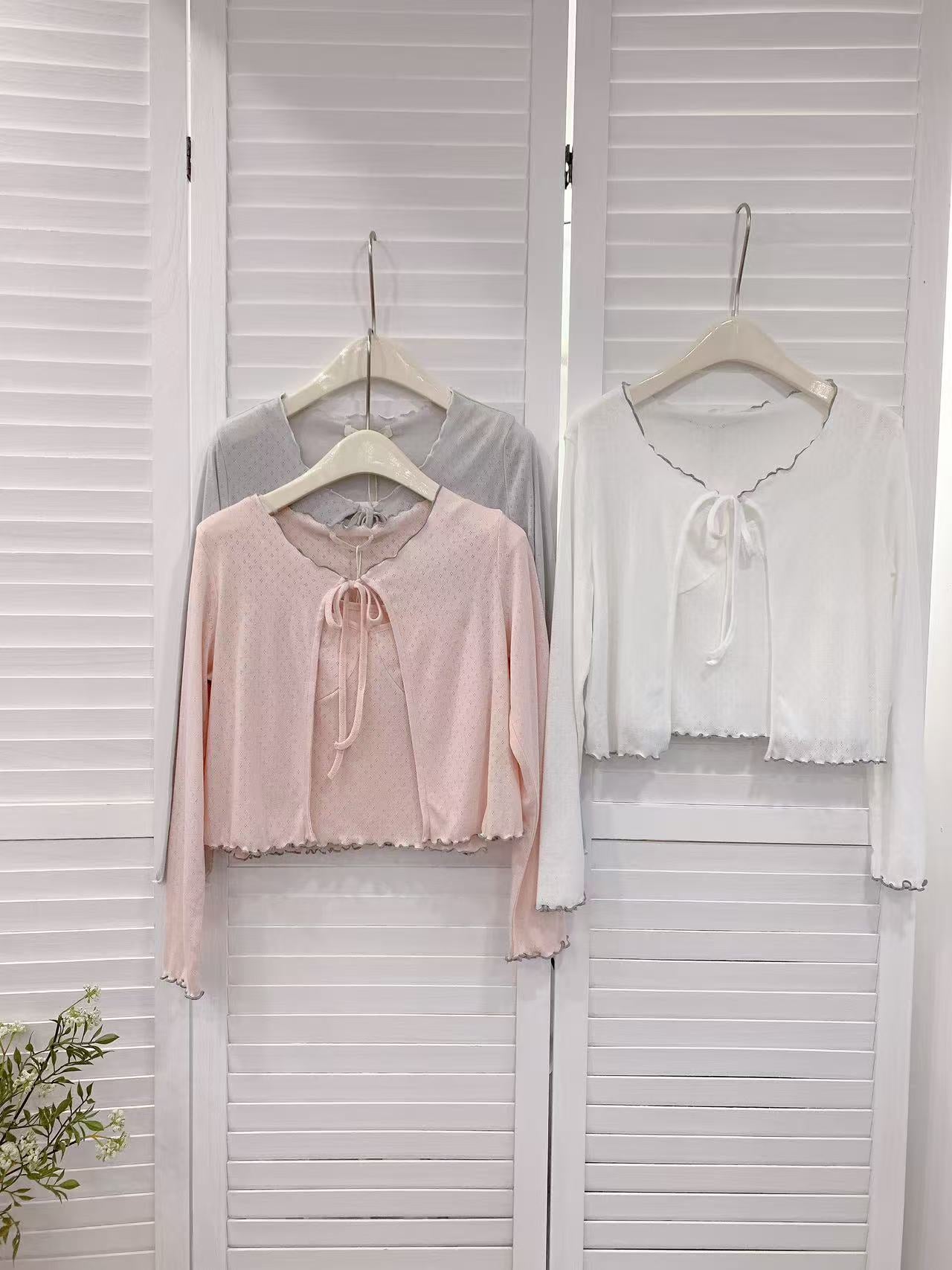 HELLO MILK TEE- 86211 系帶套裝