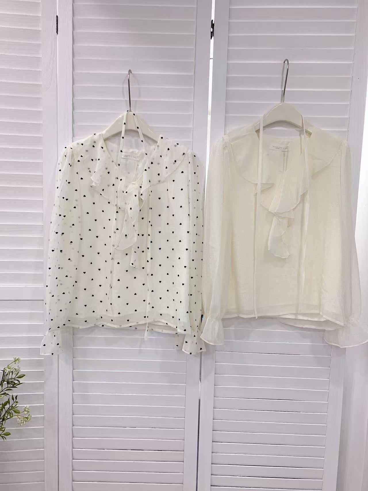 HELLO MILK TEE- 86107 係繩小衫