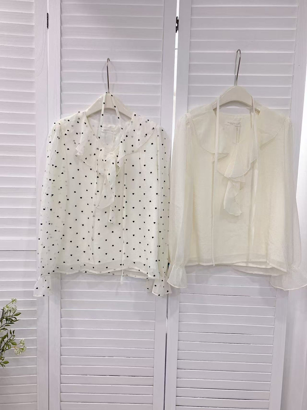 HELLO MILK TEE- 86107 係繩小衫