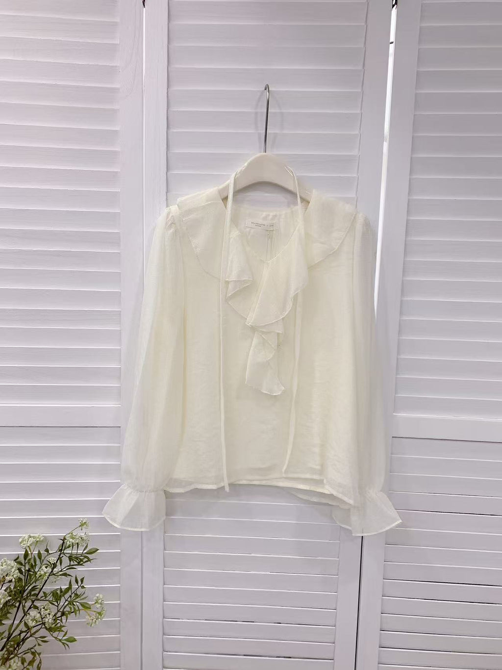 HELLO MILK TEE- 86107 係繩小衫