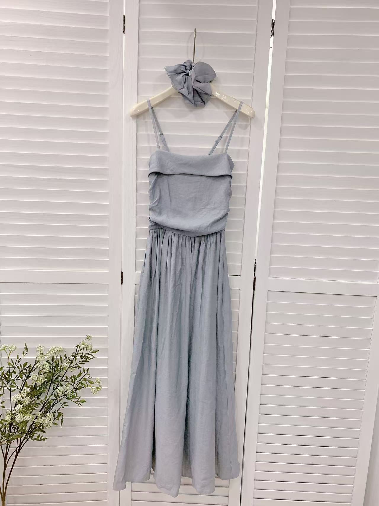 HELLO MILK TEE- 86132 淨色連身裙