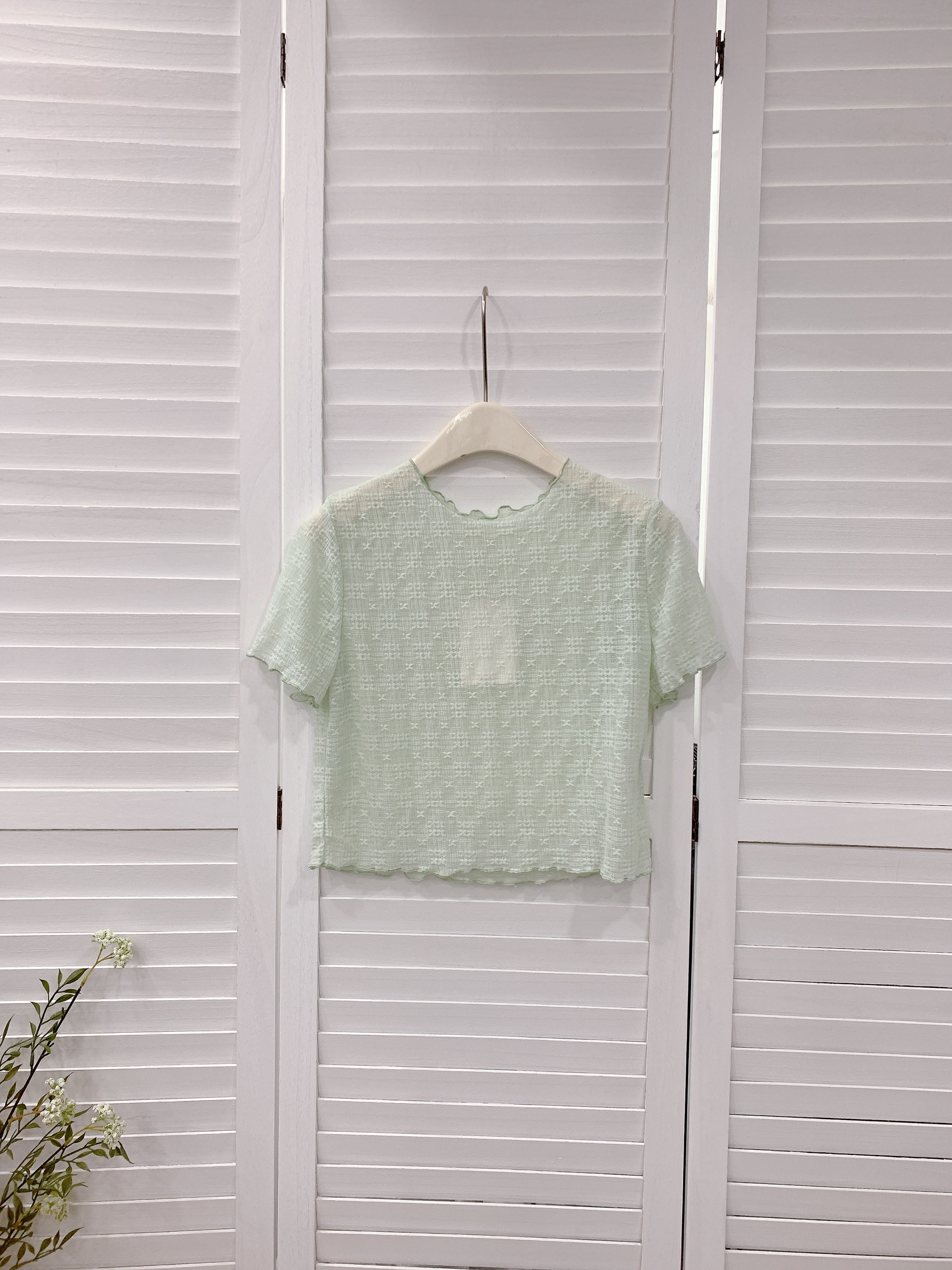 HELLO MILK TEE- 86218 百搭短袖