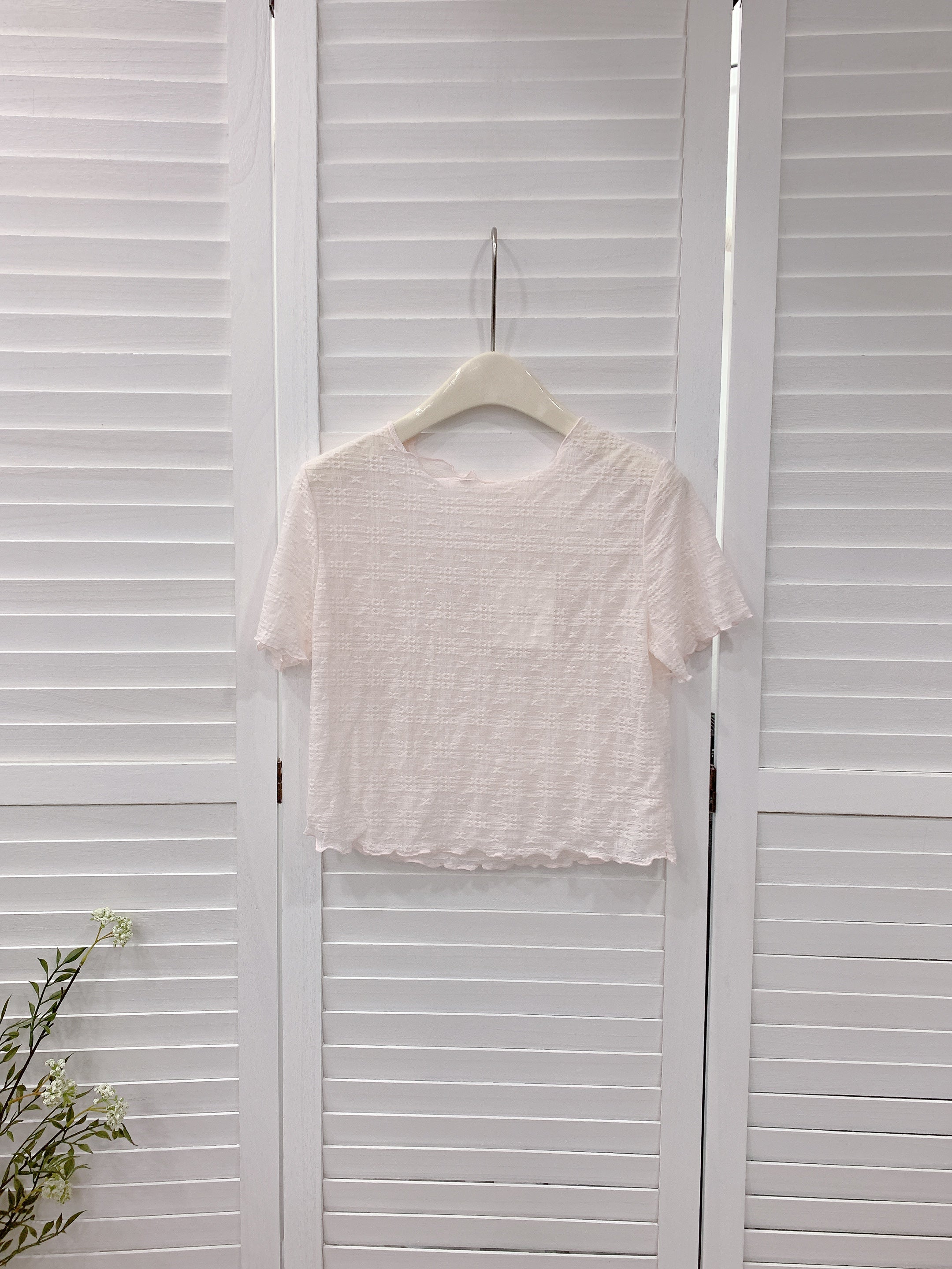 HELLO MILK TEE- 86218 百搭短袖