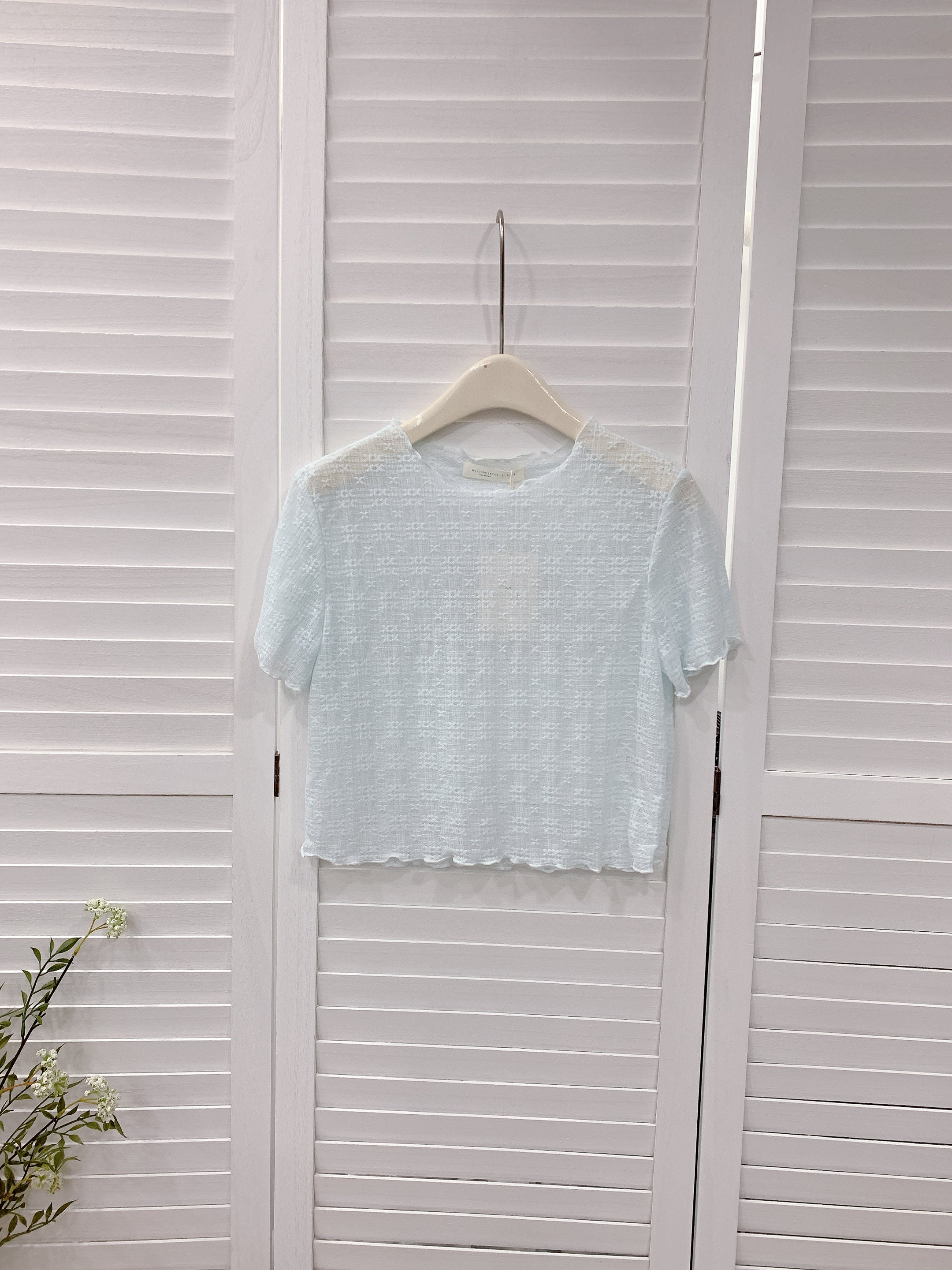 HELLO MILK TEE- 86218 百搭短袖