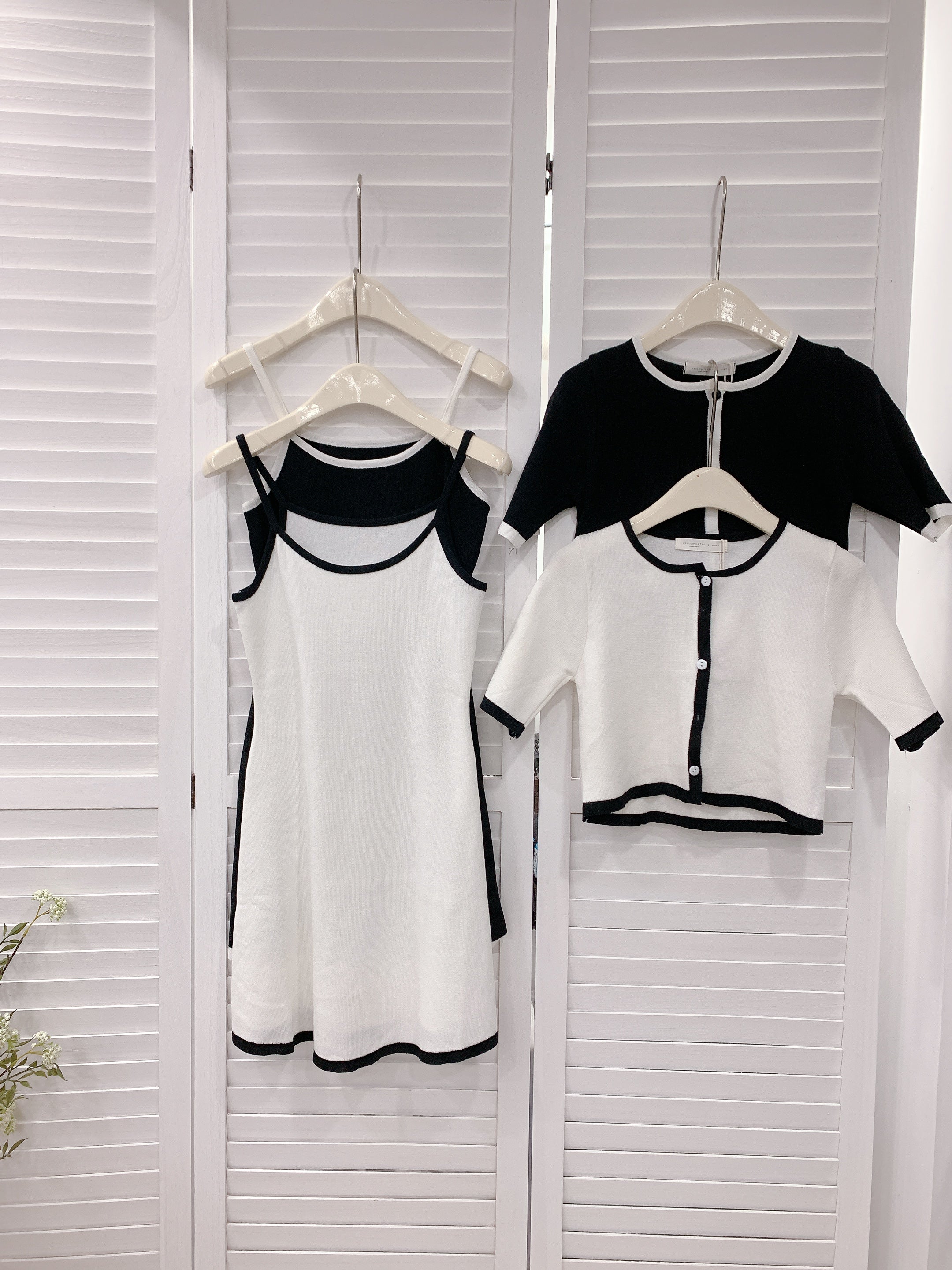 HELLO MILK TEE- 86205 連衣裙套裝